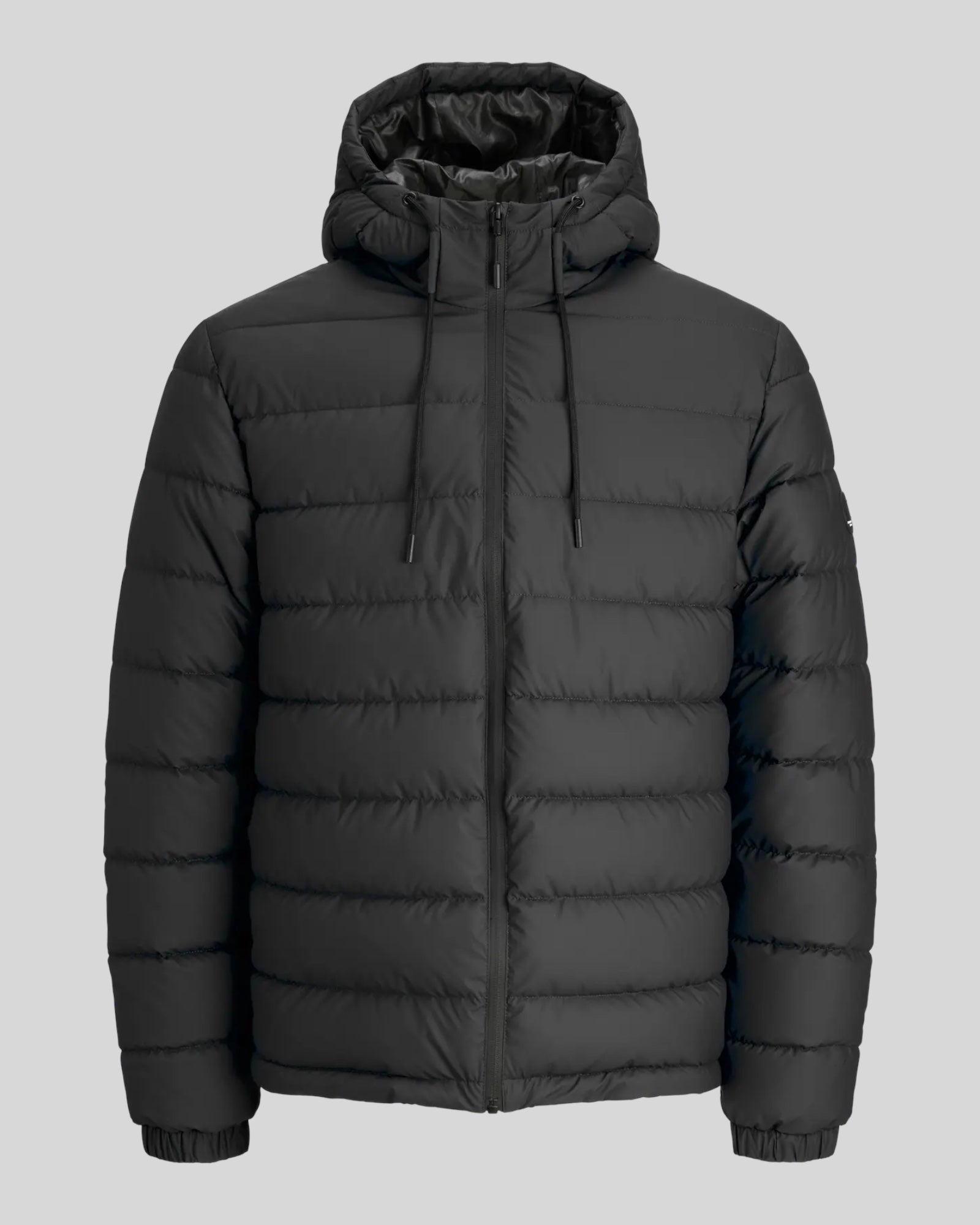 Giubbotto Con Cappuccio Jcopoint Pu Puffer Jacket Nero 12285924 Jack & Jones