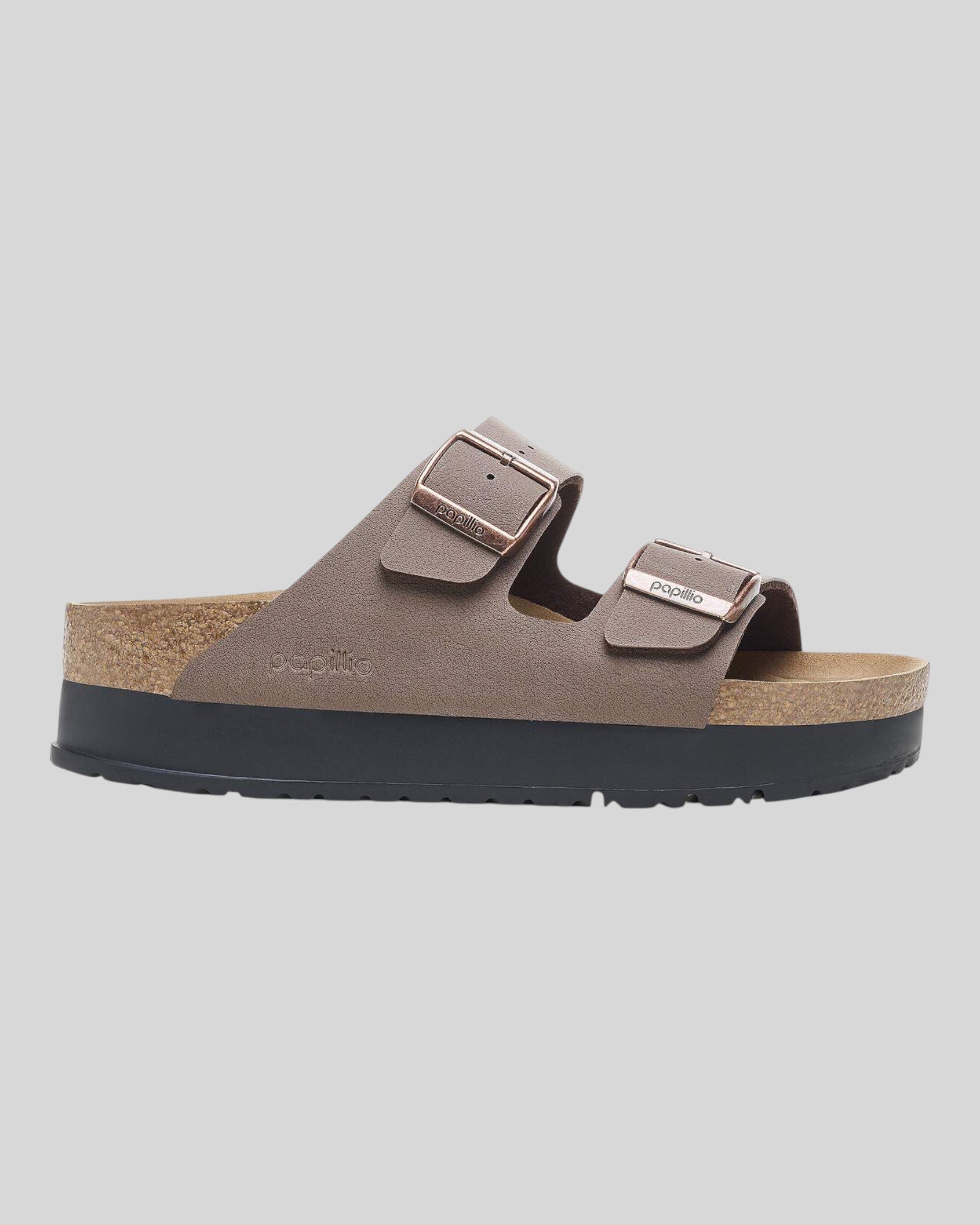 Arizona Donna Mocca Pap Flex Platform Birkoflor Papillio by Birkenstock 1027417