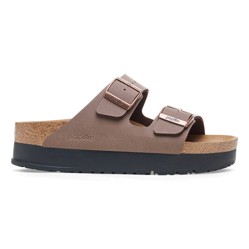 Arizona Donna Mocca Pap Flex Platform Birkoflor Papillio by Birkenstock 1027417
