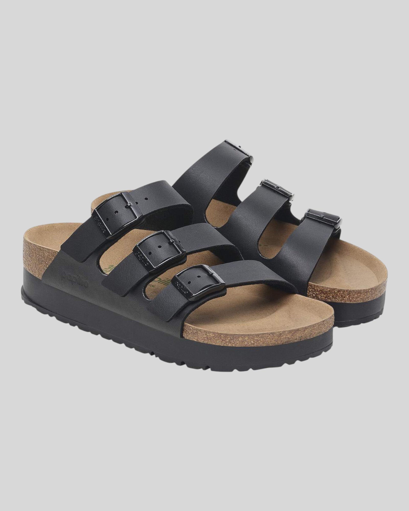 Arizona Florida III Nero Pap Flex Platform Birkoflor Papillio by Birkenstock 1029737