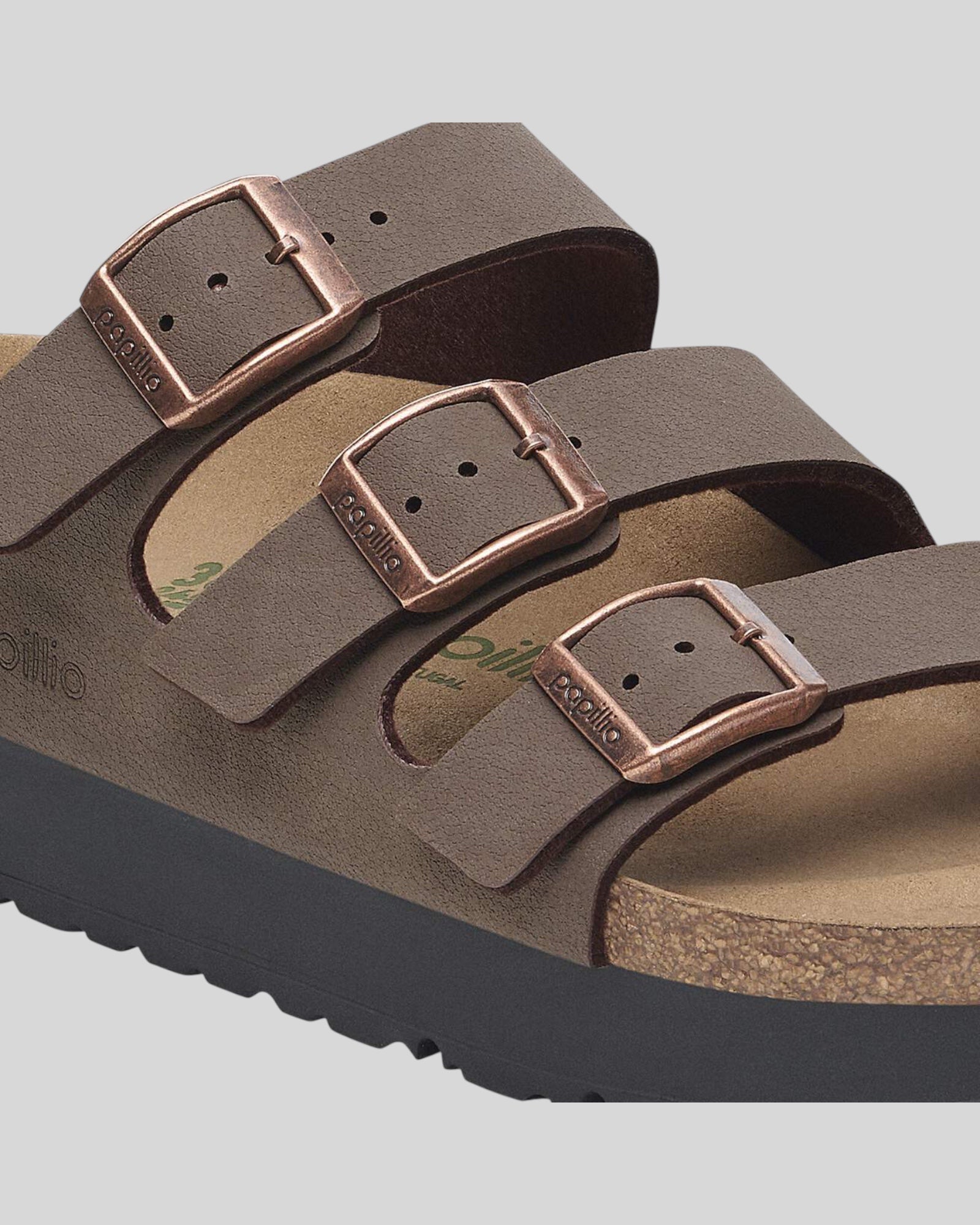 Arizona Florida III Mocca Pap Flex Platform Birkoflor Papillio by Birkenstock 1029741