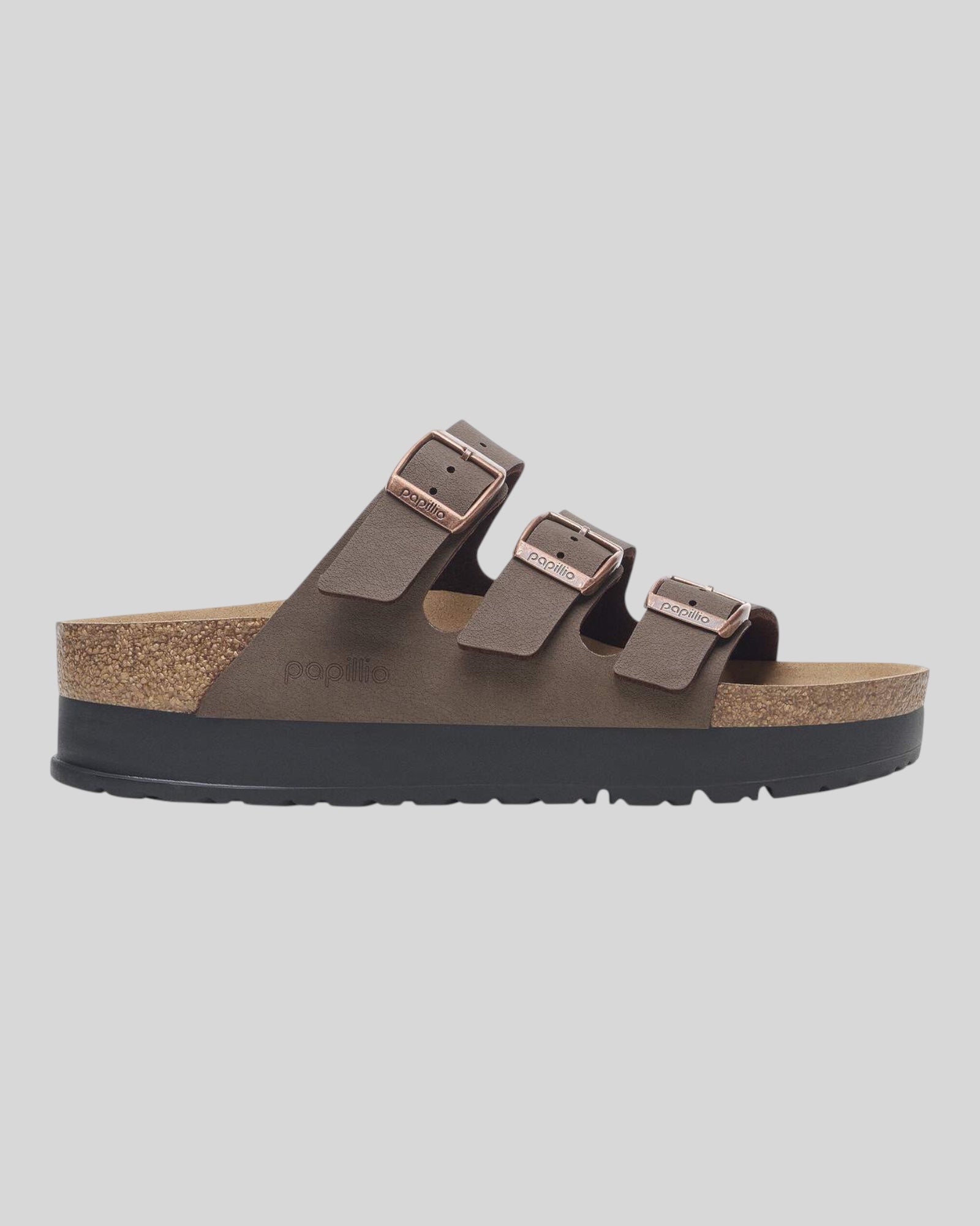 Arizona Florida III Mocca Pap Flex Platform Birkoflor Papillio by Birkenstock 1029741