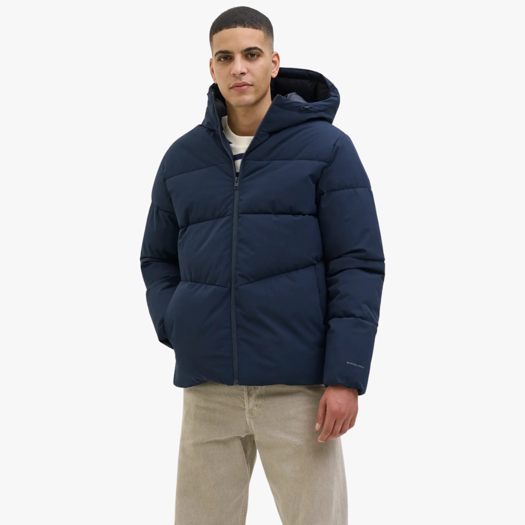 Giubbino Jack & Jones JJGalaxy Puffer Sky Captain blu codice 12303930