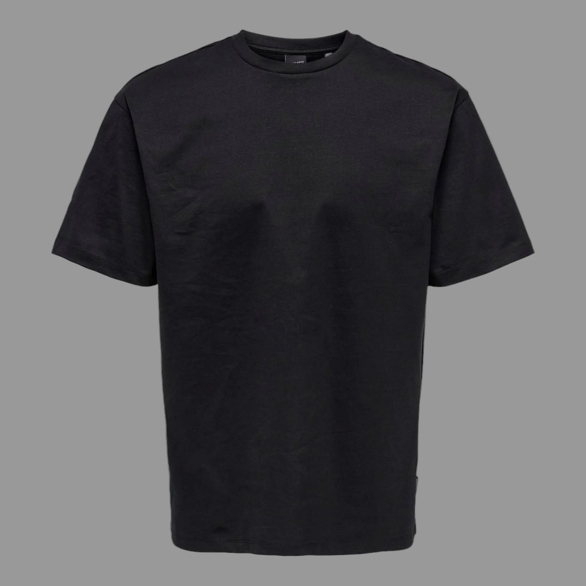 Basic Ons Fred Life Relaxed SS Tee T-Shirt Schwarz 22022532