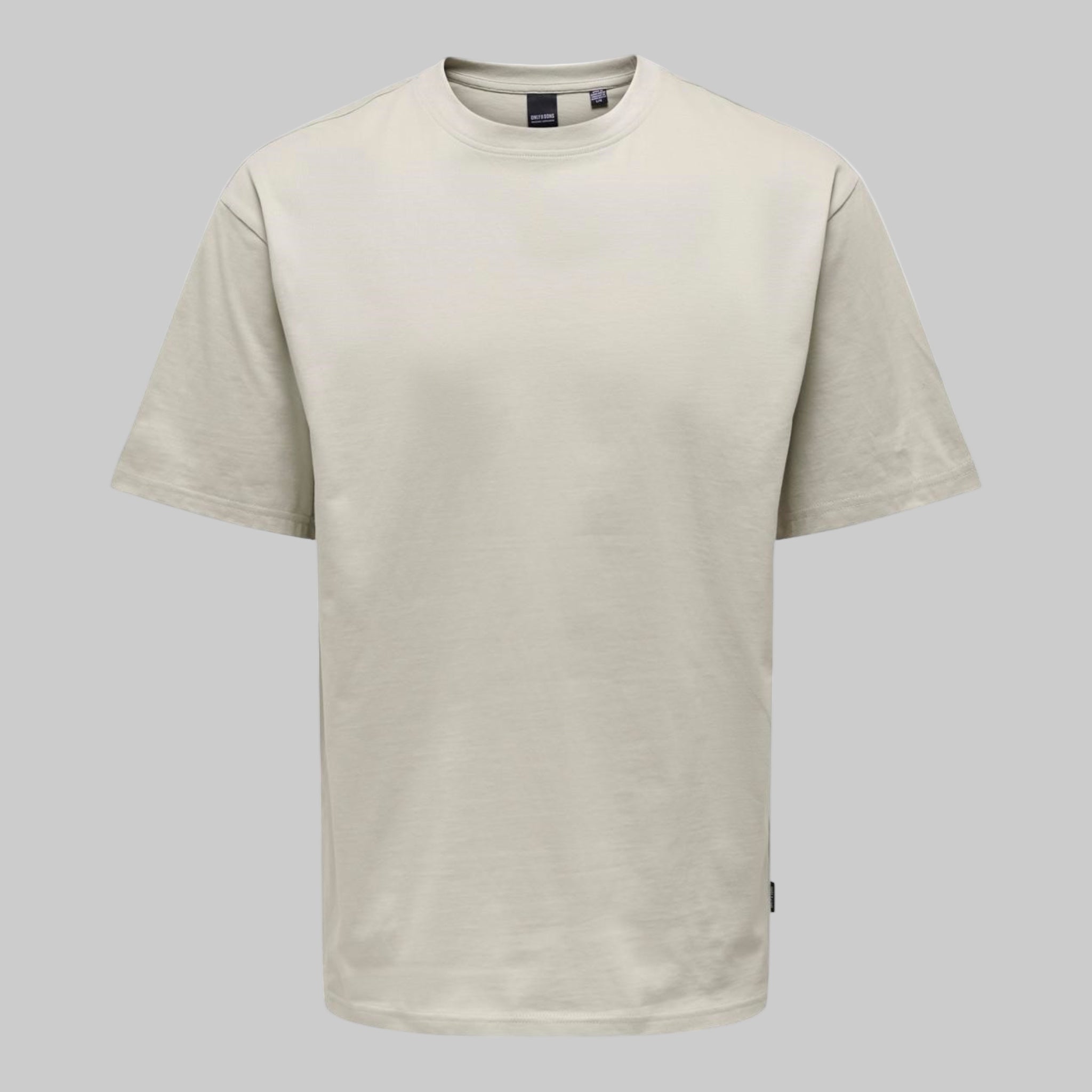 Basic Ons Fred Life Relaxed SS Tee Silver Lining T-Shirt 22022532