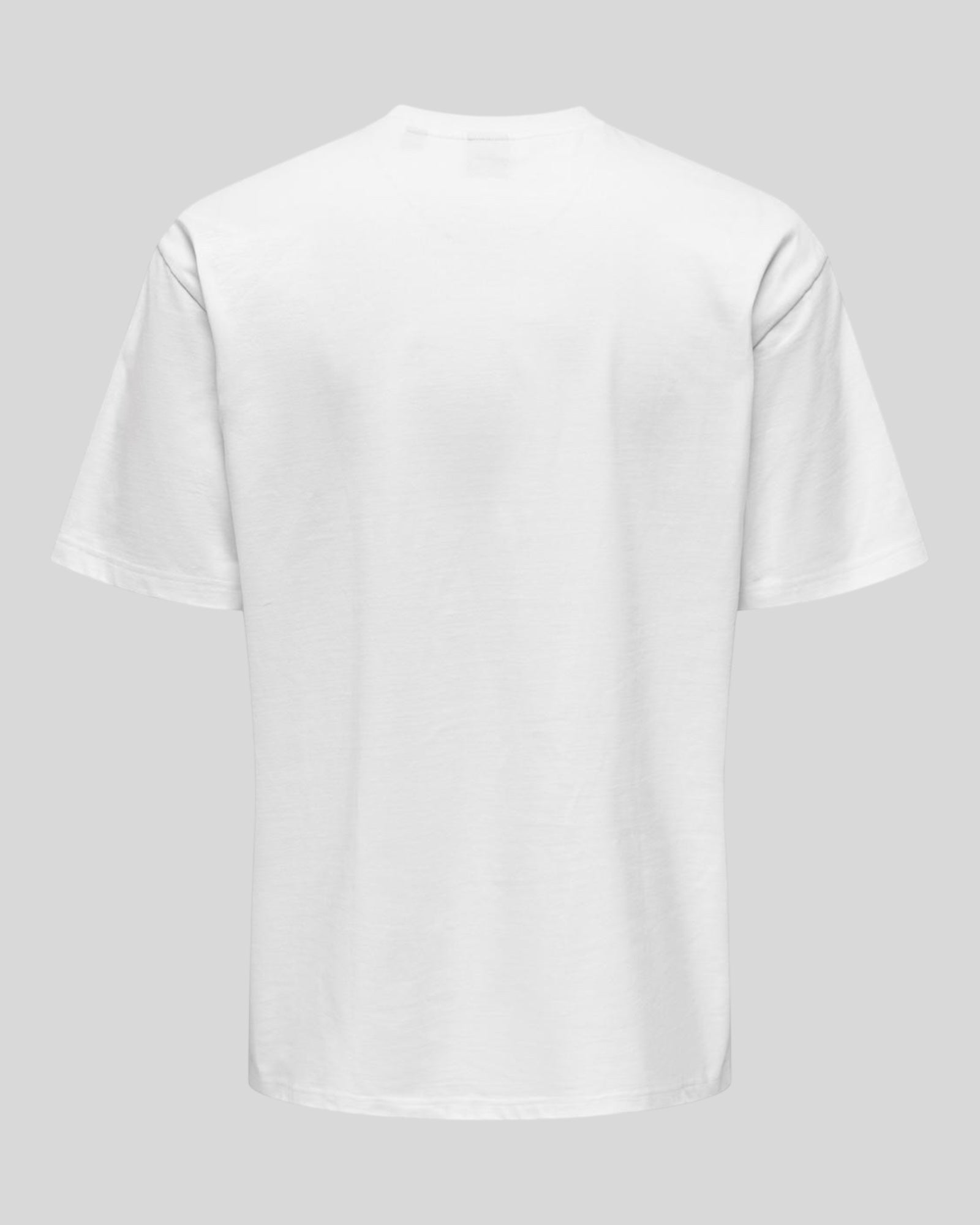 T-Shirt Basic Ons Fred Life Relaxed SS Tee Bianco 22022532 Only & Sons