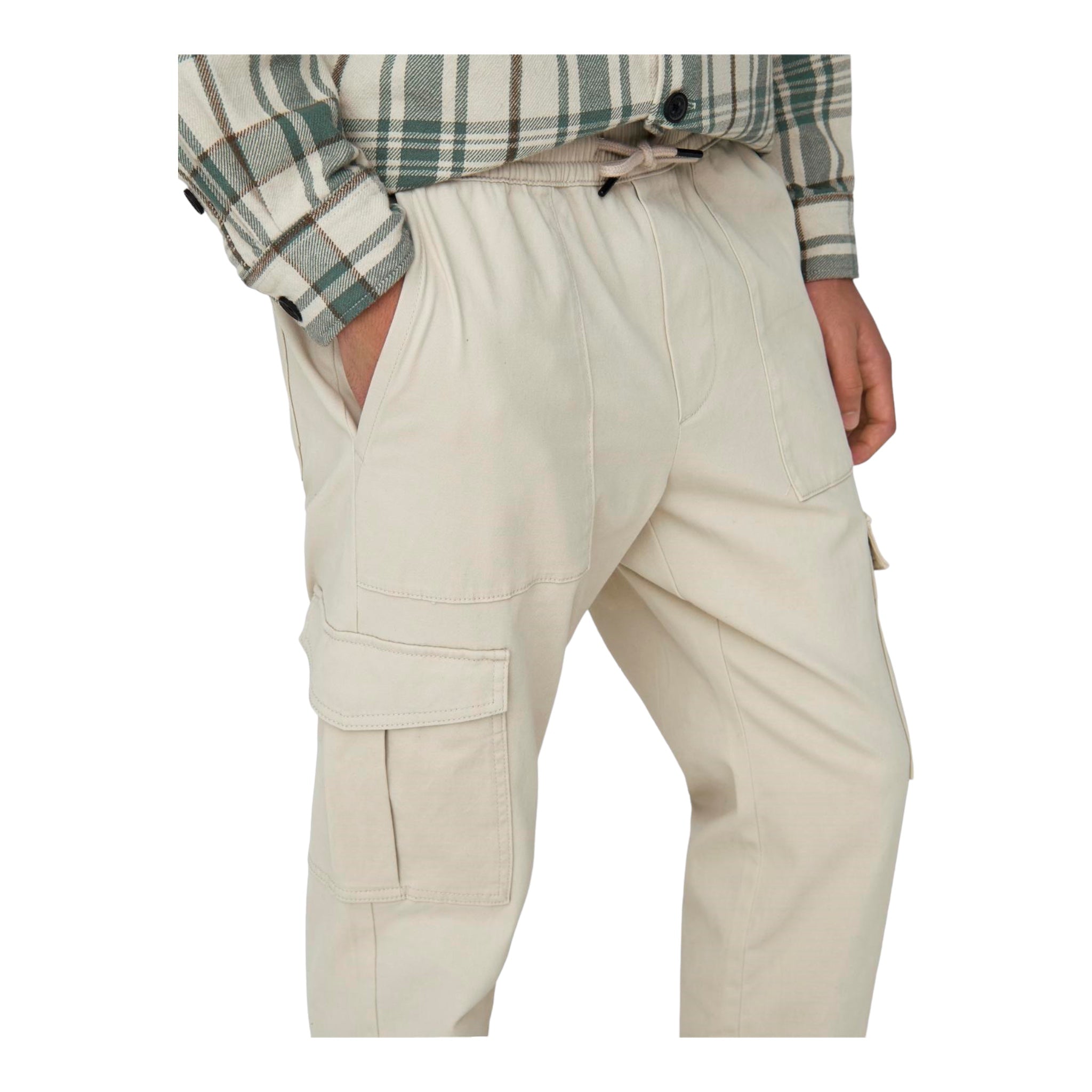 Pantalone Onsluc Cargo Tap 0121 Pant Silver Lining 22027979 Only & Sons