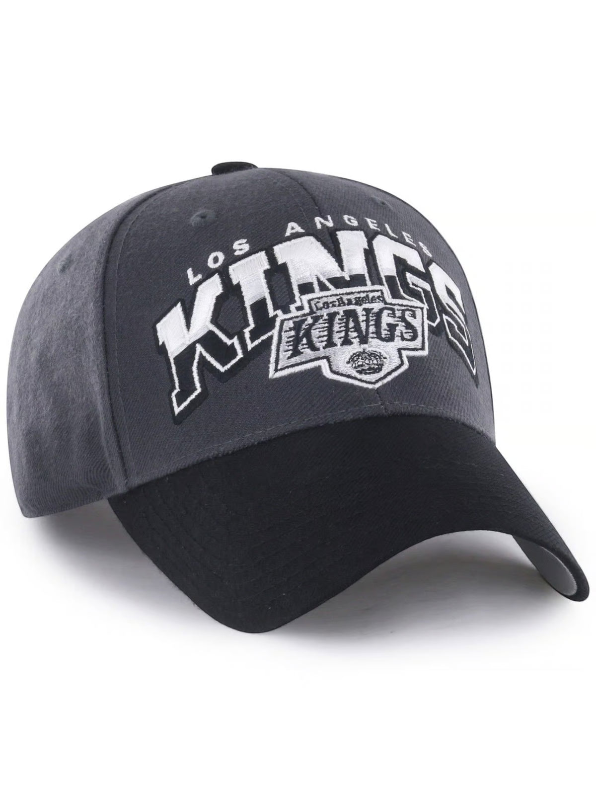 Cappello Con Visiera 47 Brand Los Angeles Kings Split Block MVP Charcoal H-SBLOK08WBV-CC