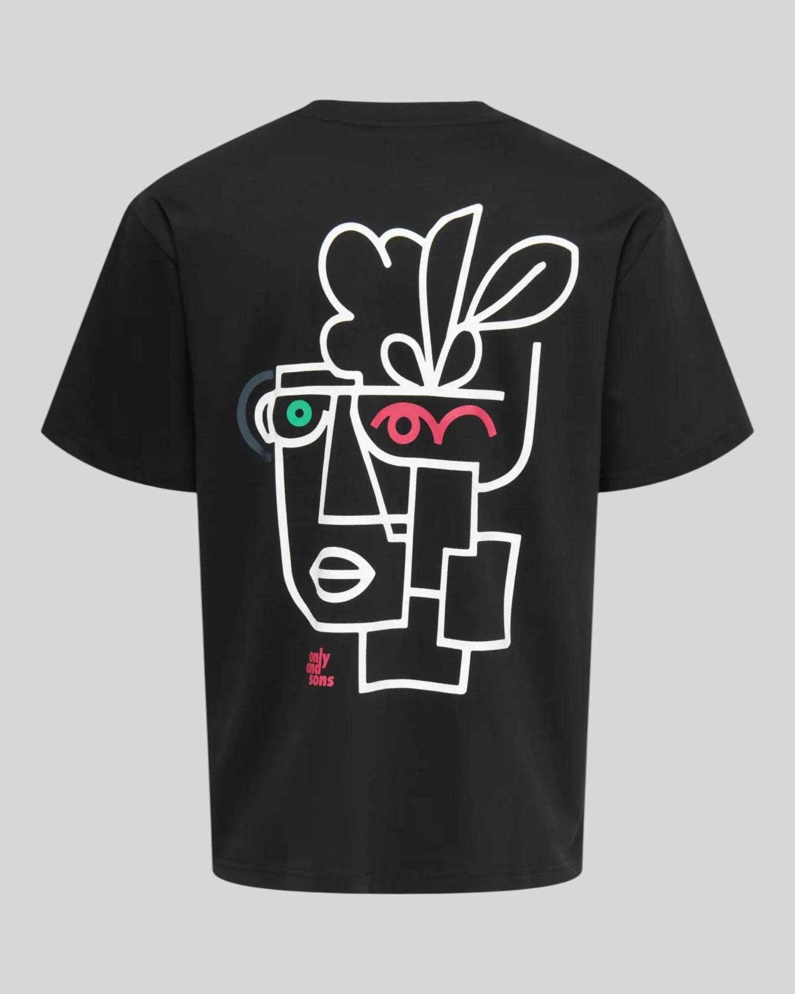 T-Shirt Onsfred Life Relaxed Tee Print Nera 22038836 Only & Sons