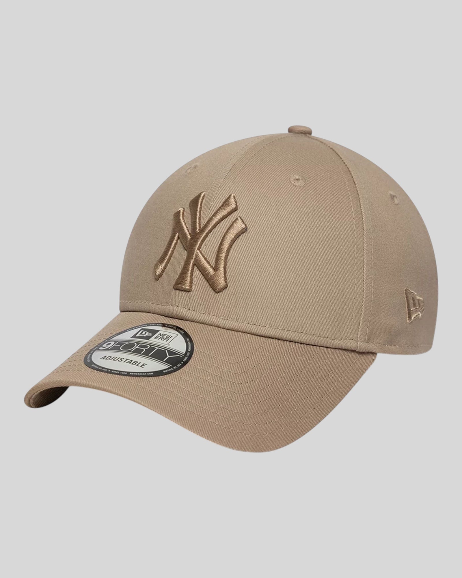 Cappello Con Visiera 9Forty New York Yankees MLB League Essential Beige 60675512 New Era