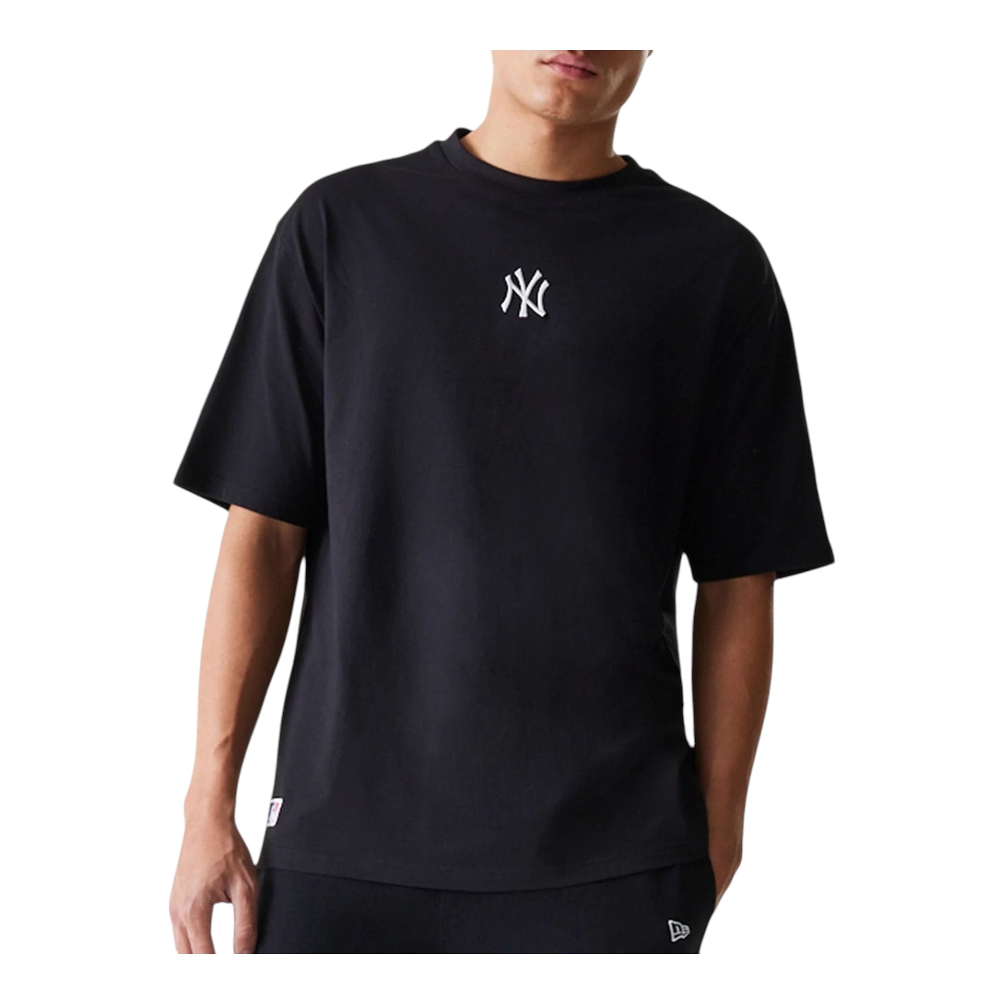 Oversized New York Yankees MLB League Essentials T-Shirt Black 60675746 New Era