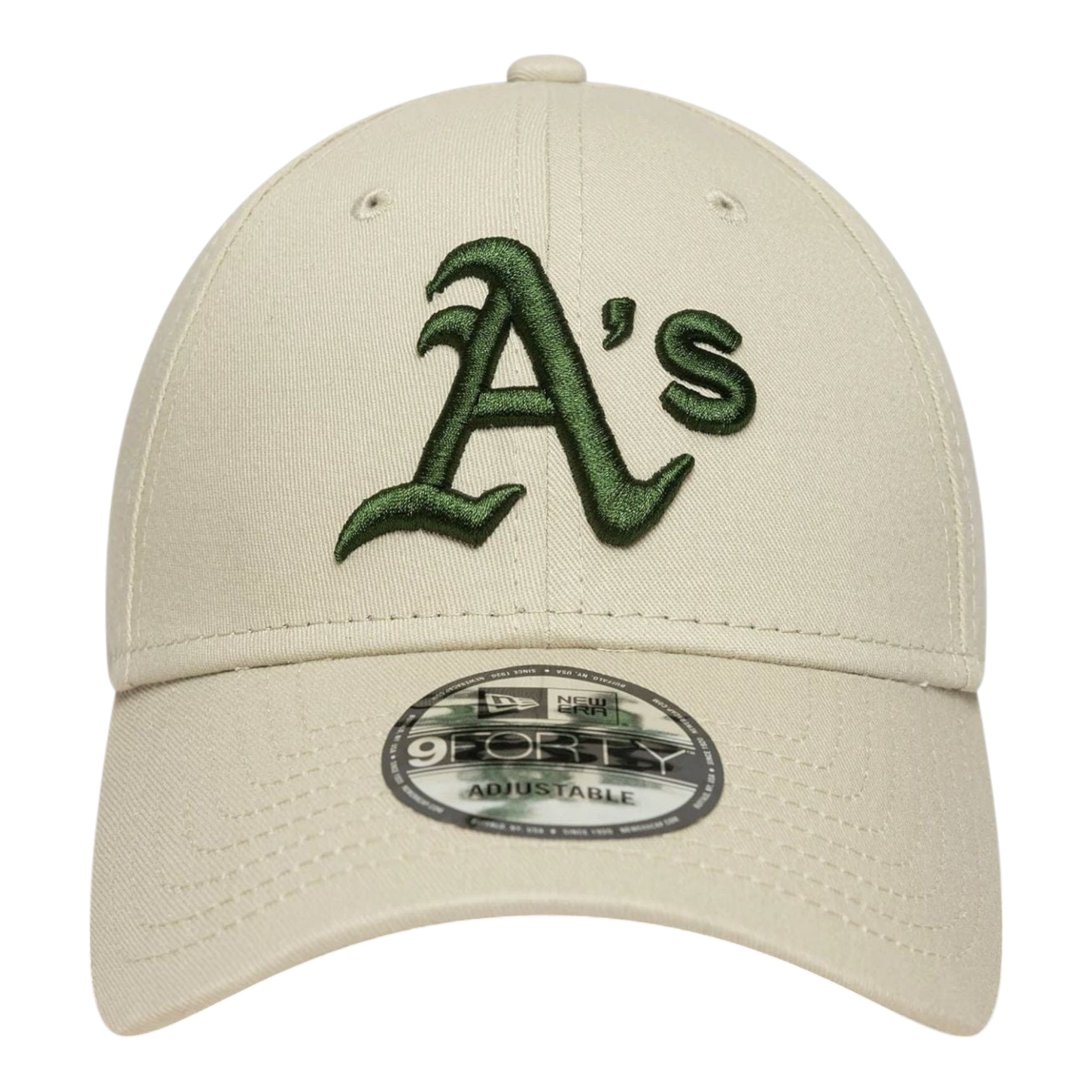 Cappello Adulto Unisex 940 League Essential Oakland Athletics 60691394 Cream New Era