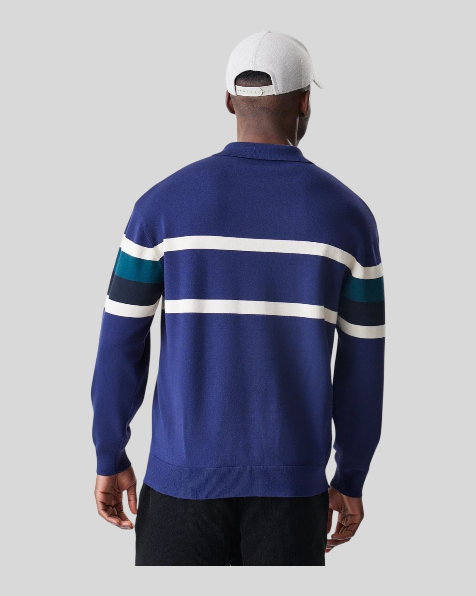 Polo In Maglia Rugby M/L New York Yankees Blu Navy 60758735 New Era