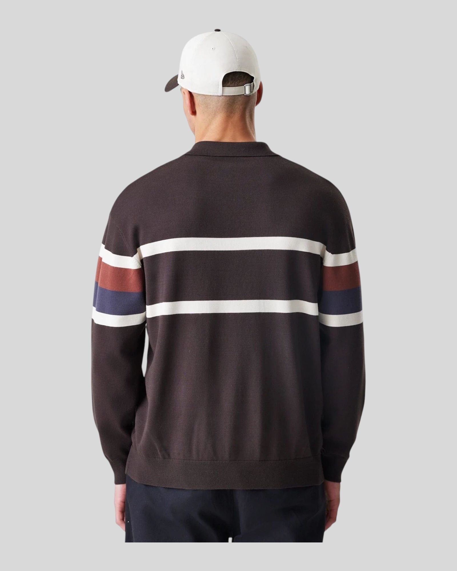 Polo In Maglia Rugby M/L LA Dodgers Marrone 60758747 New Era