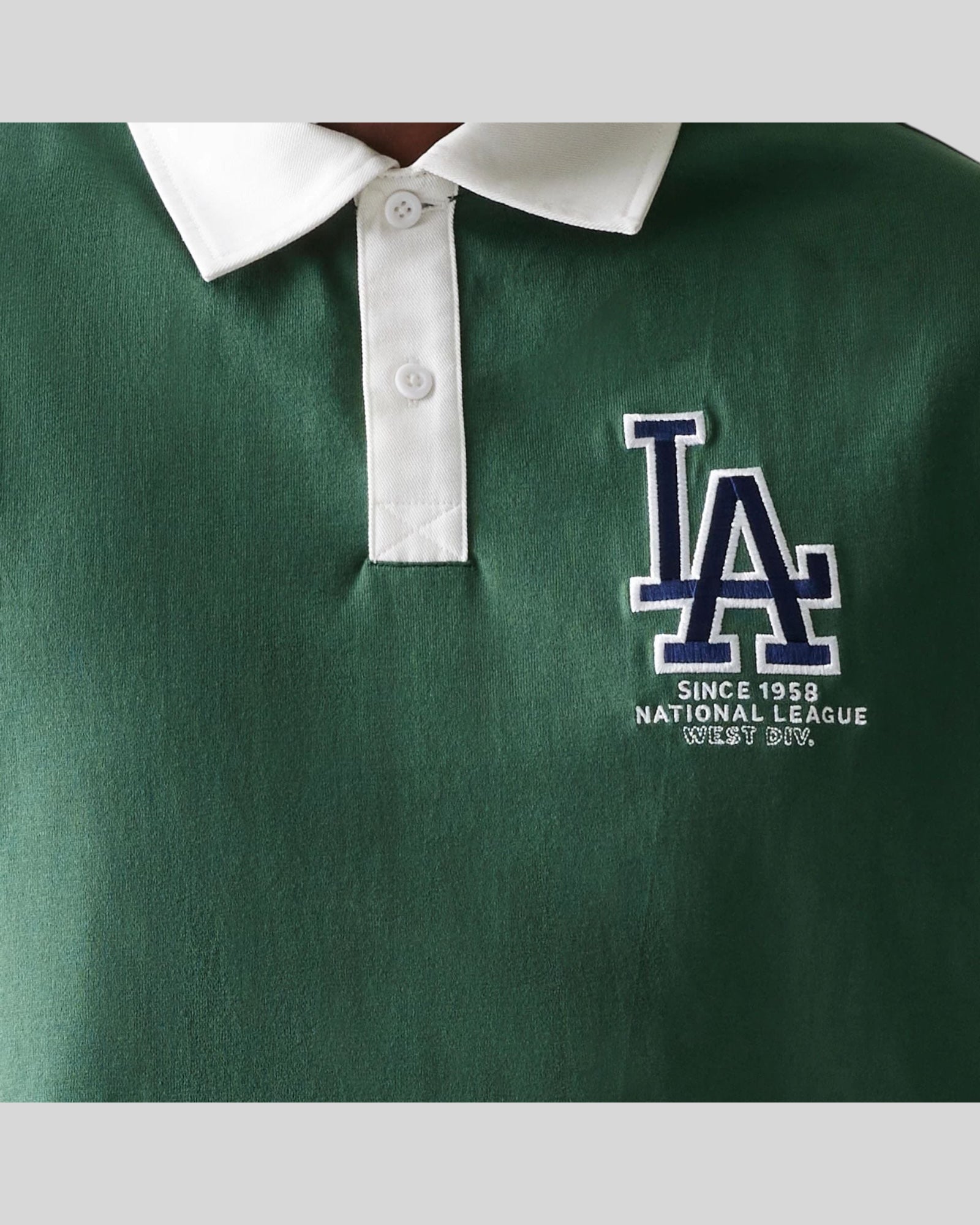 Polo MLB New York Yankees Oversized Verde e Bianca 60771567 New Era