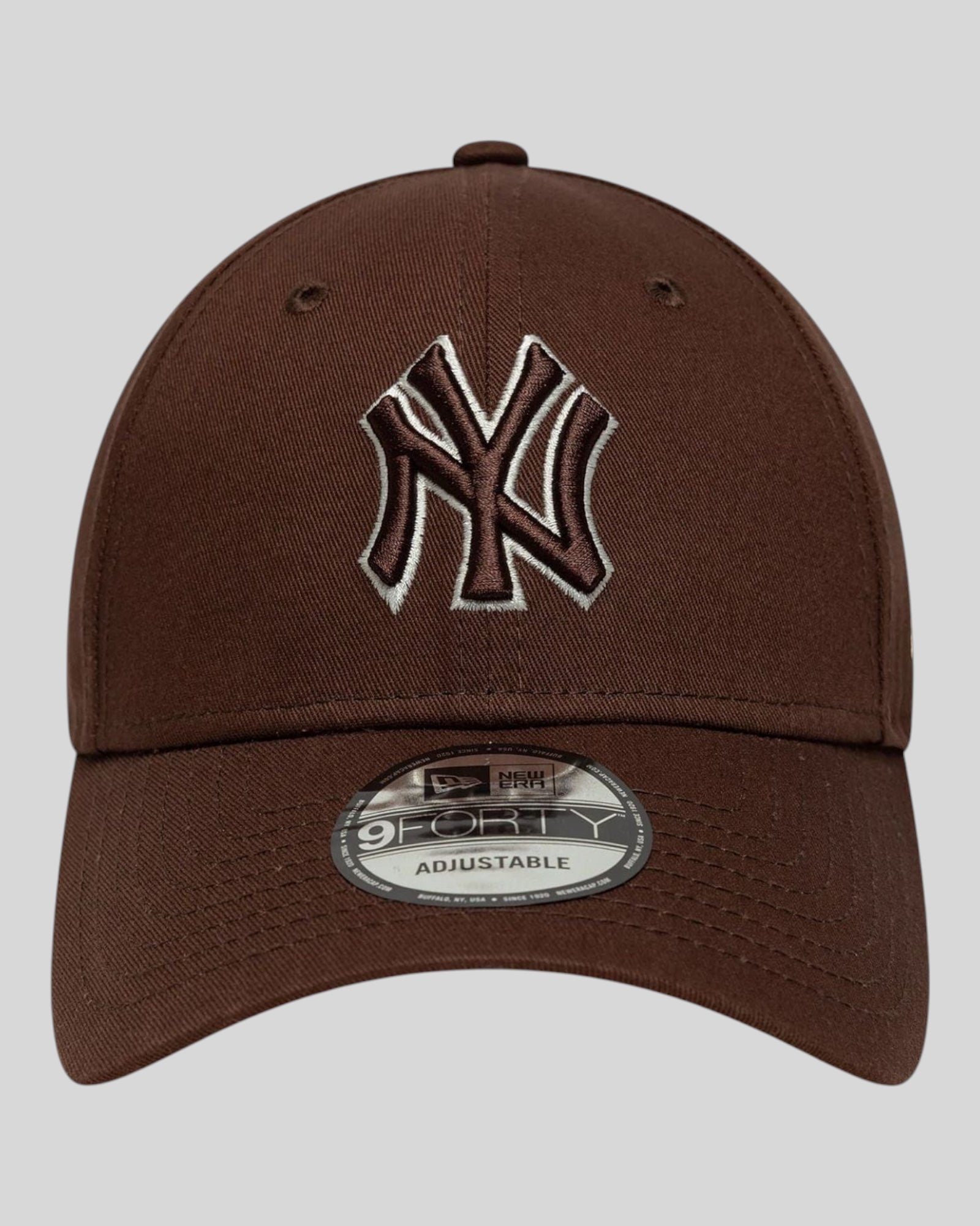 Cappello Con Visiera 9Forty New York Yankees MLB Team Outline Marrone 60771714 New Era