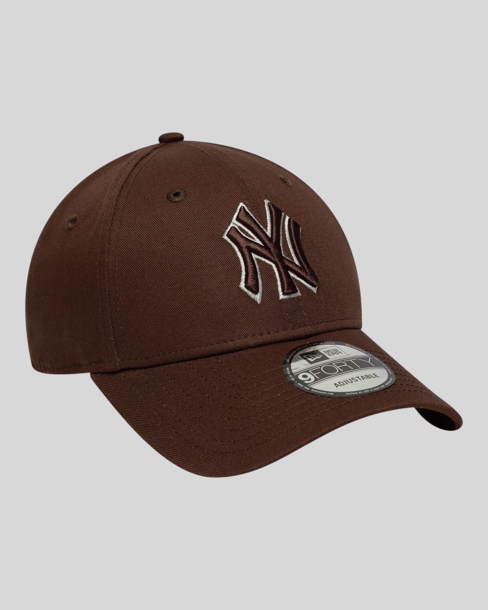 Cappello Con Visiera 9Forty New York Yankees MLB Team Outline Marrone 60771714 New Era