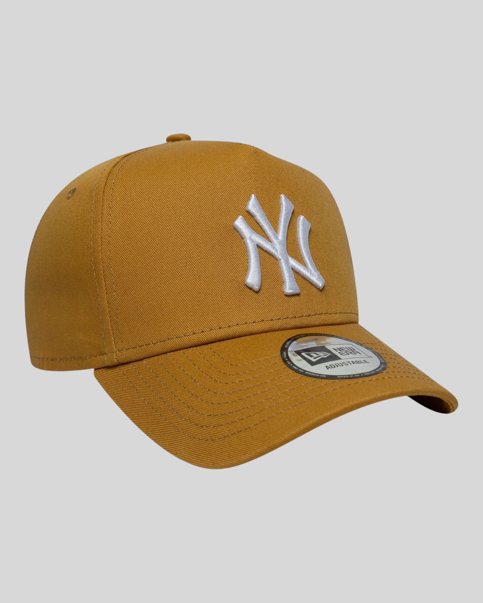 Cappello Con Visiera E-Frame New York Yankees MLB League Essential Senape 60771716 New Era