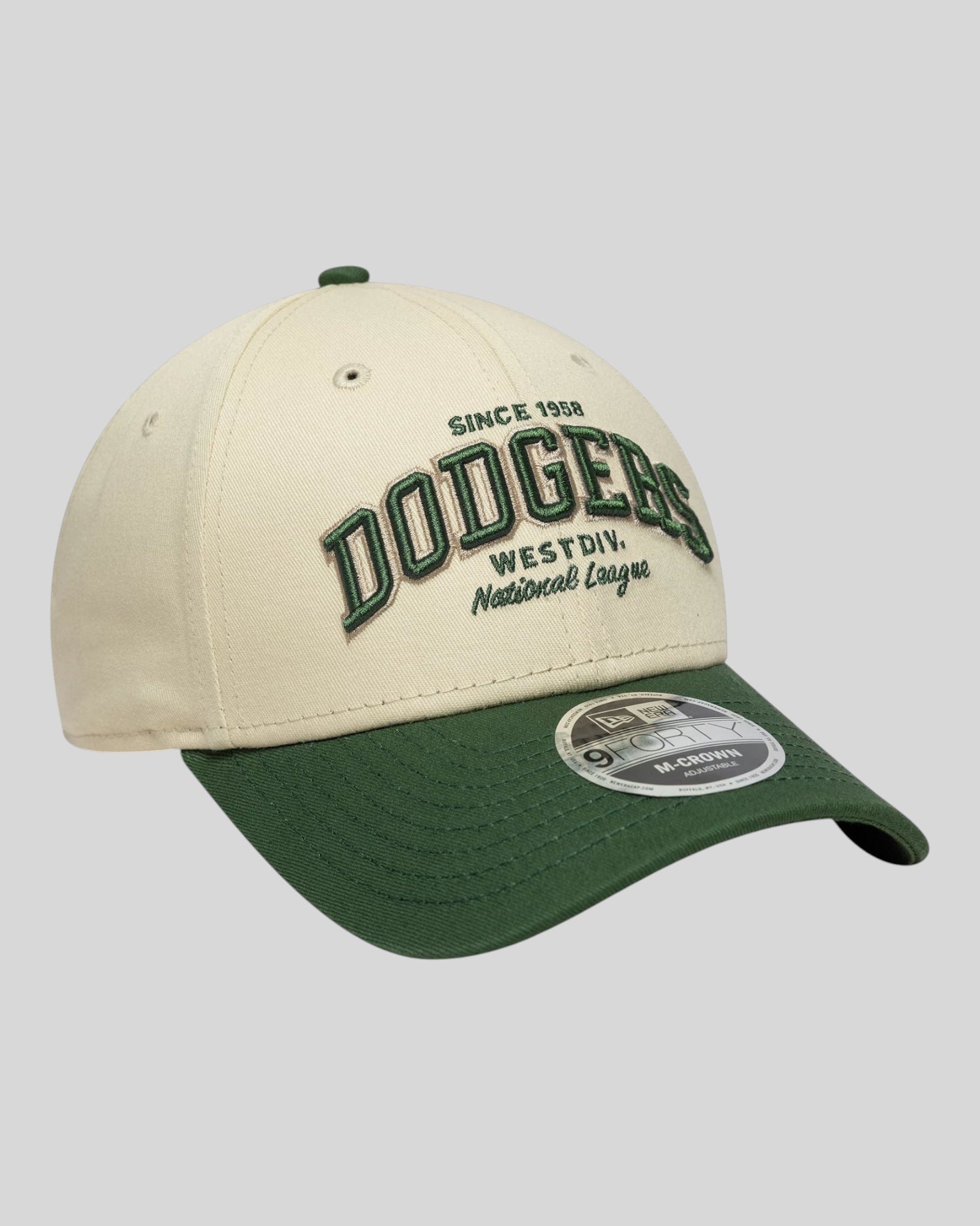 Cappello Con Visiera M-Crown LA Dodgers MLB Wordmark Verde 60771814 New Era