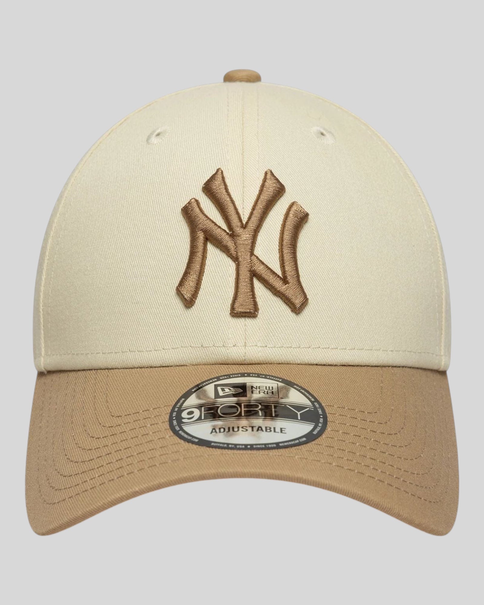 Cappello Con Visiera 9Forty New York Yankees MLB Colour Block Crema 60771836 New Era