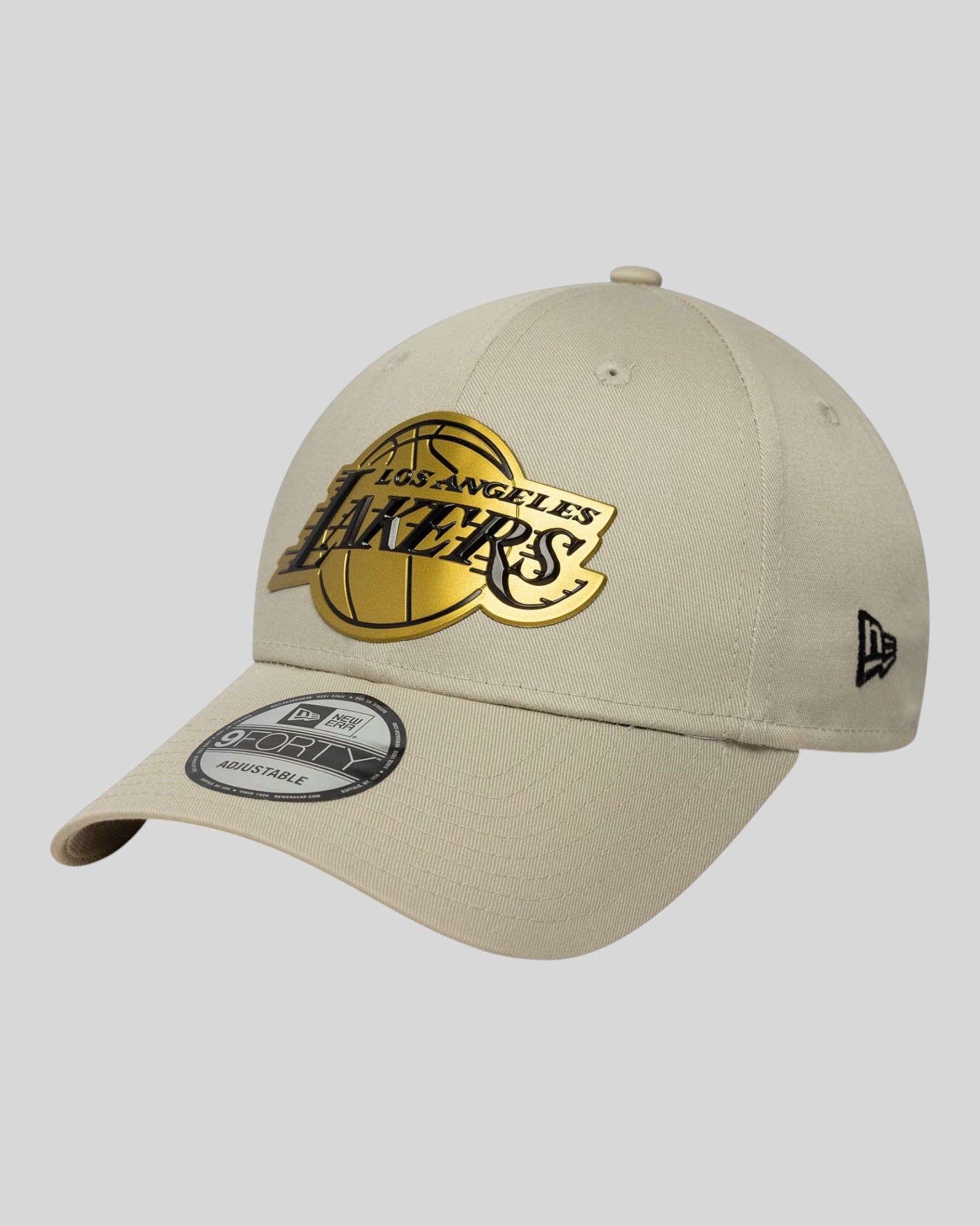 Cappello Con Visiera 9Forty LA Lakers NBA Metallic Beige 60771848 New Era