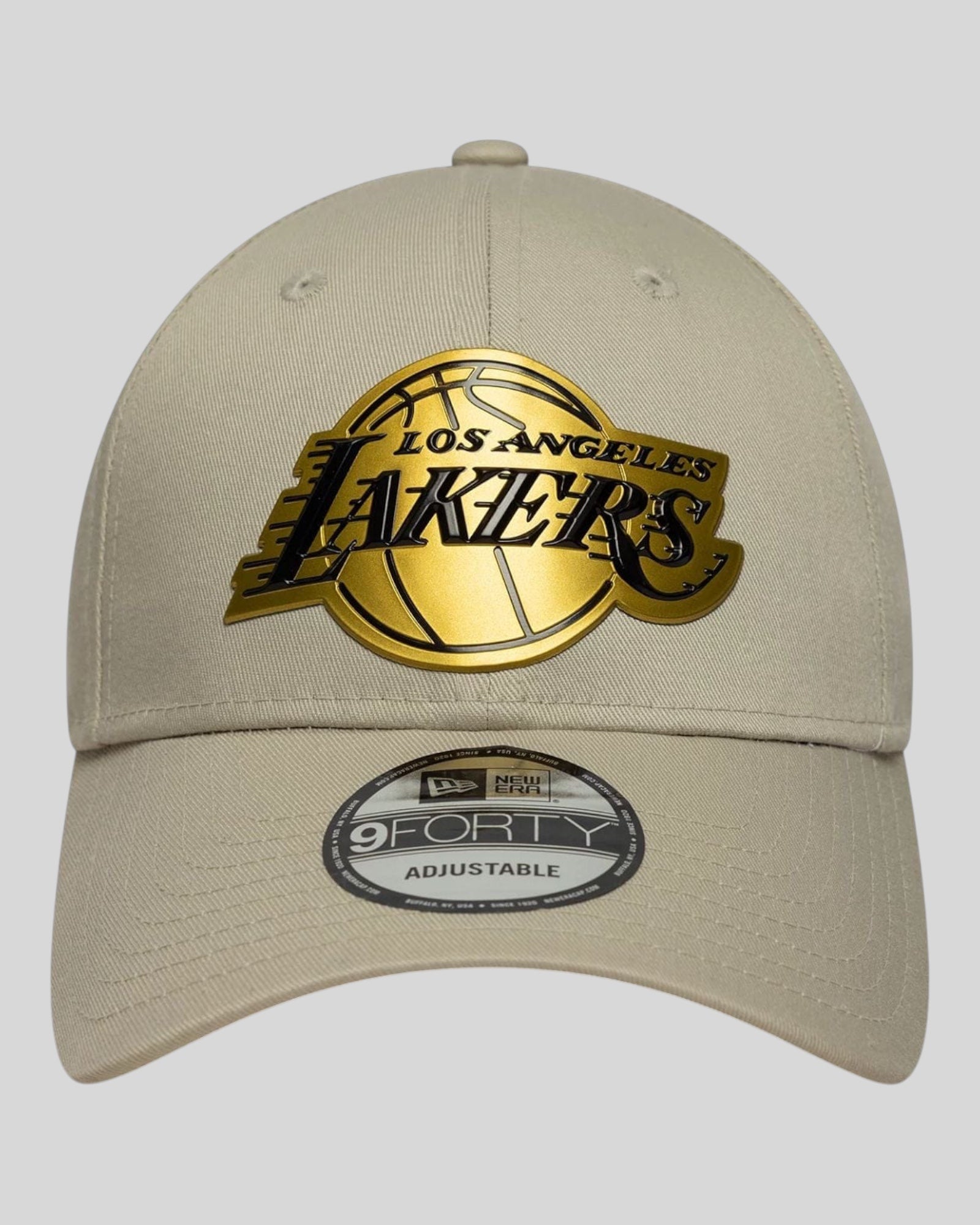 Cappello Con Visiera 9Forty LA Lakers NBA Metallic Beige 60771848 New Era