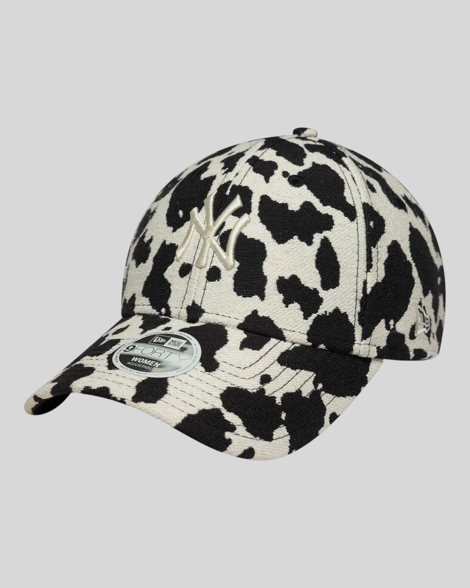 Cappello Con Visiera 9Forty New York Yankees MLB Cow Midi Nero Donna 60771872 New Era