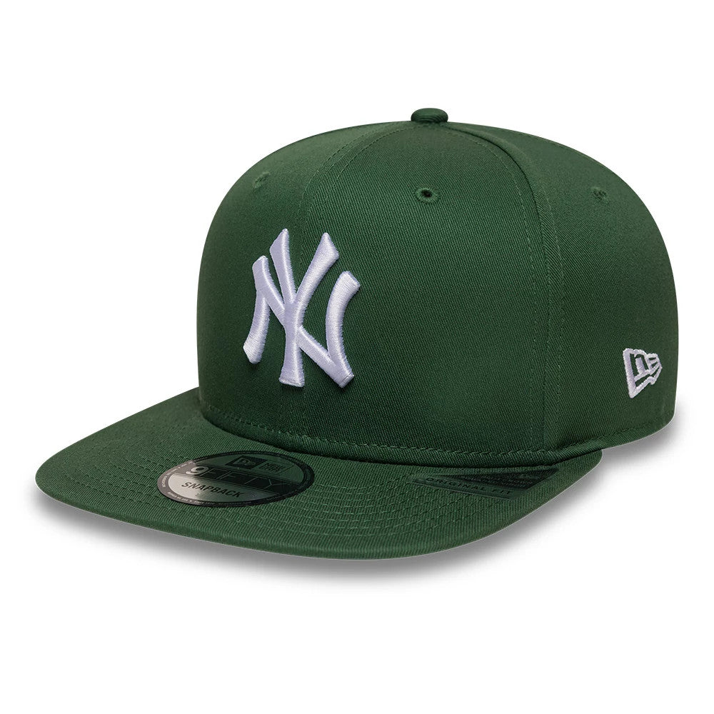 Cappello con Visiera New Era New York Yankees 9FIFTY League Essential Verde/Bianco 60951085
