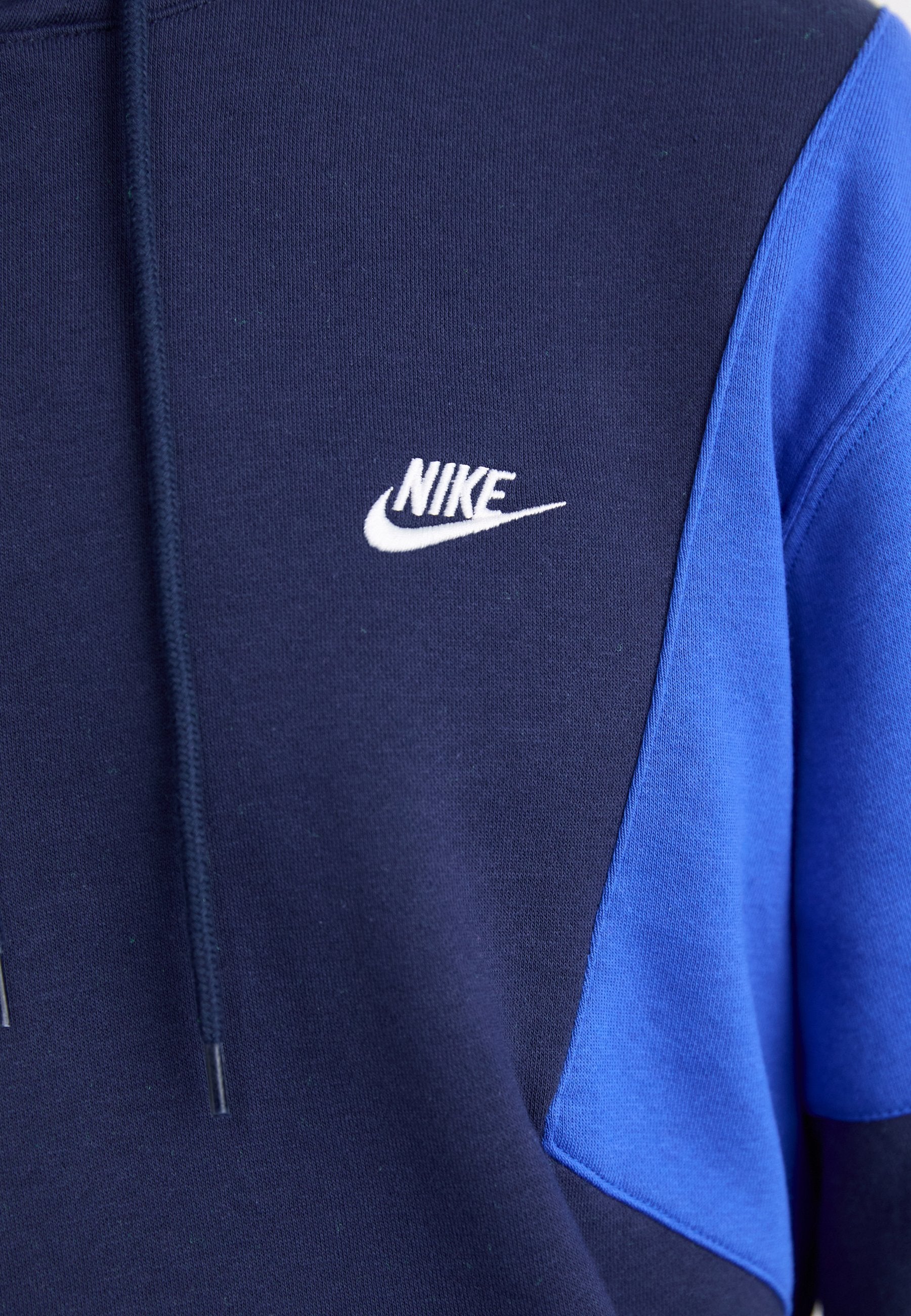 Tuta Completa Sportswear Club Fleece Hooded Blu HV1165-451 Nike