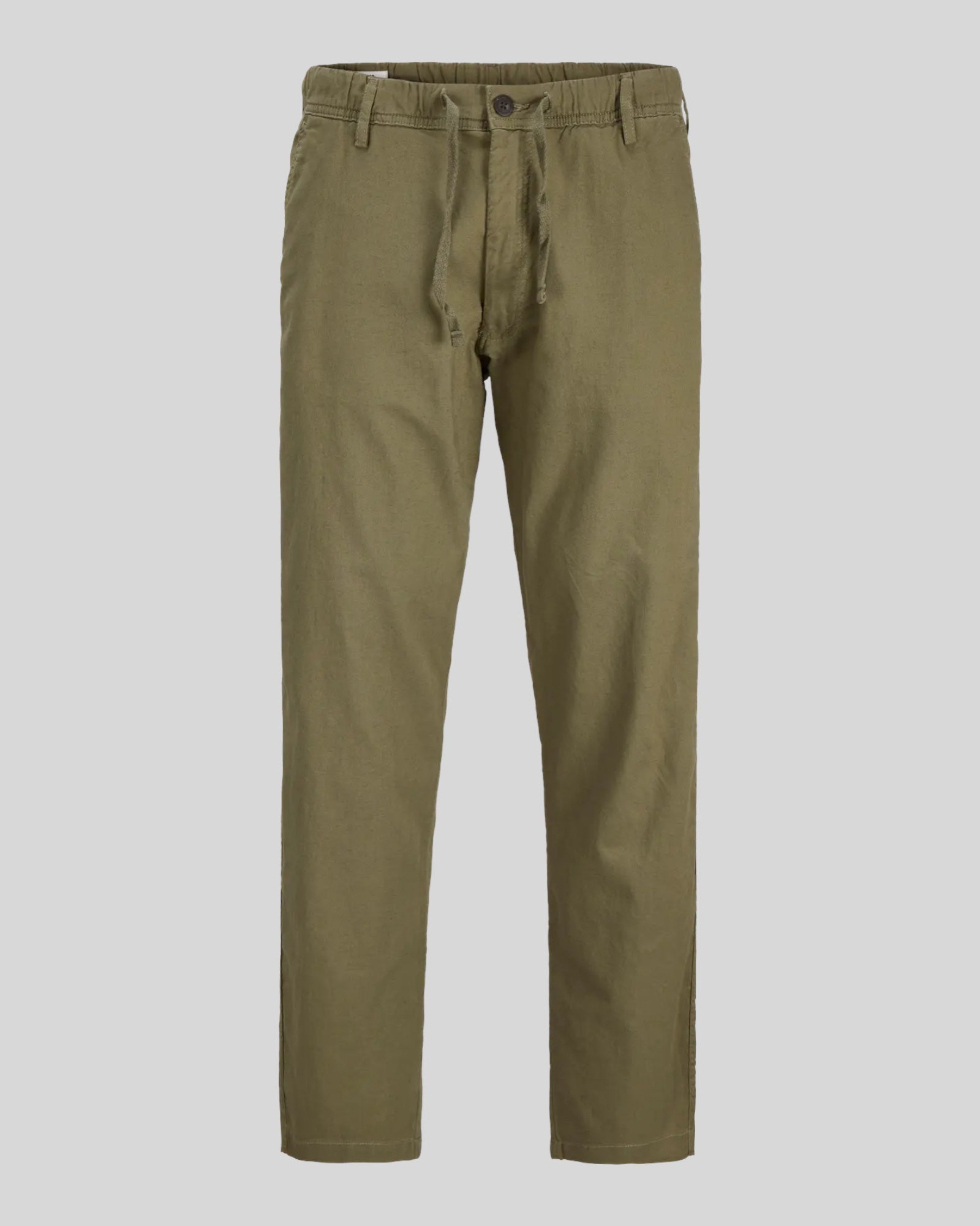 Pantaloni In Misto Lino Jpstkane Jogger Deep Lichen Green 12274977 Jack & Jones