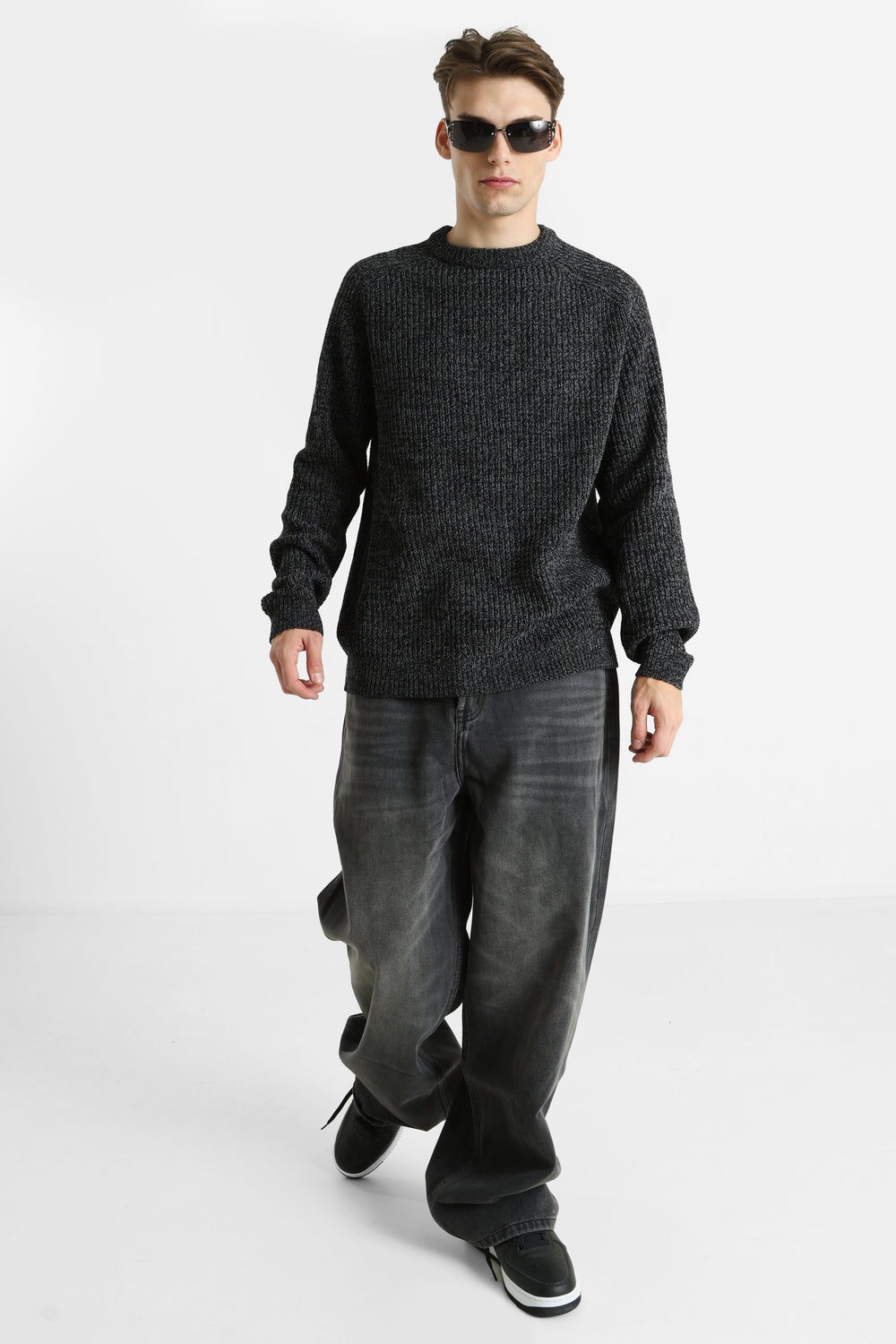 Maglione Nero/Grigio Pinstripe ONSJOIN Relaxed Fit Only & Sons 22034670