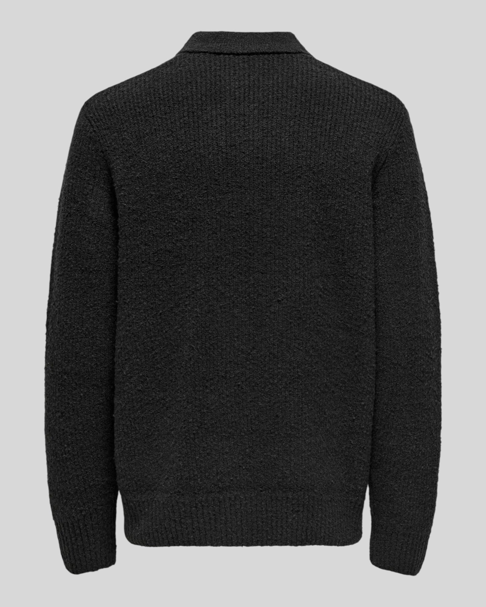 Polo In Maglia Onsdale Relaxed Nero 22033324 Only & Sons