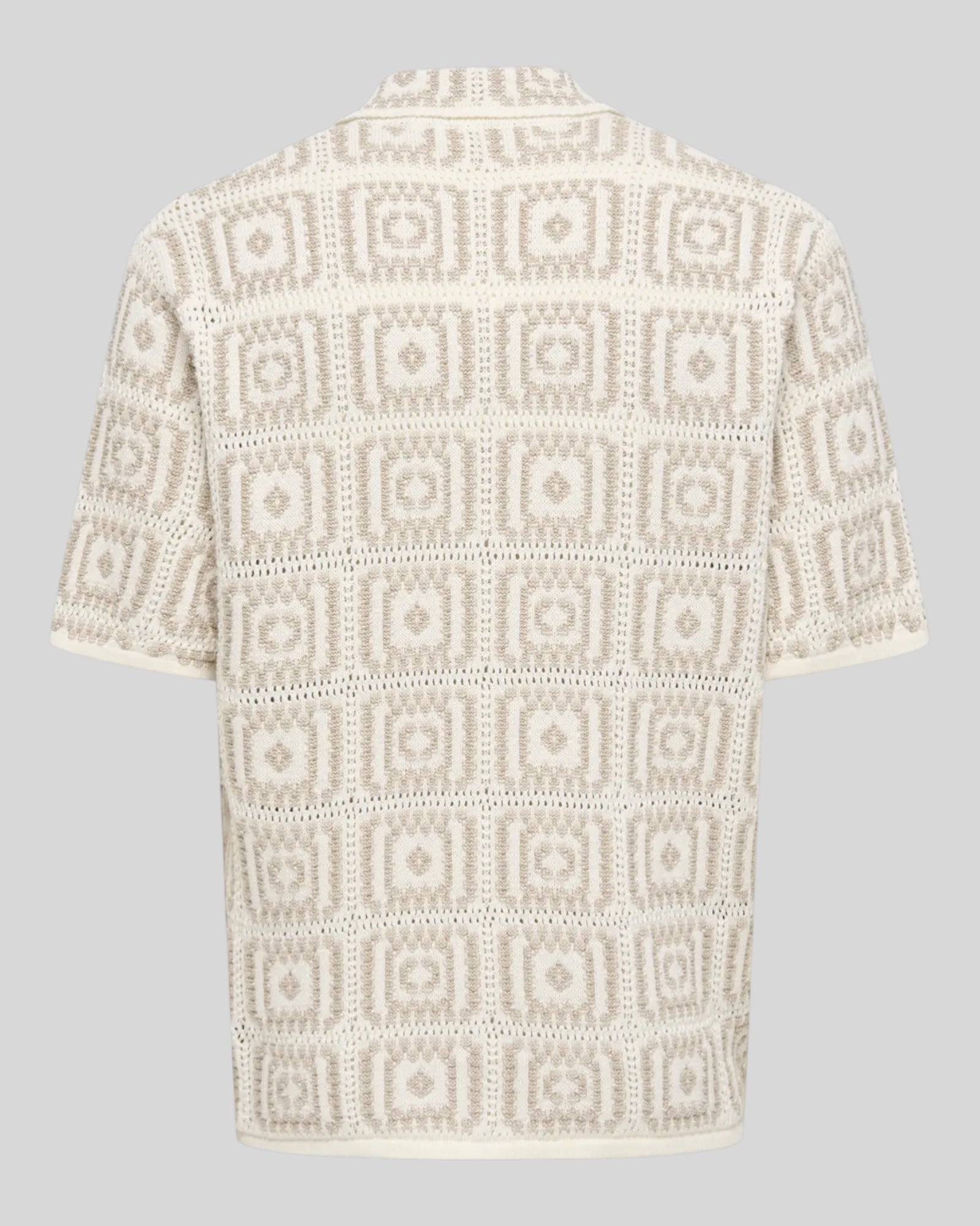 Camicia In Maglia Onsbart Relaxed Knit Egret/Silver 22033329 Only & Sons