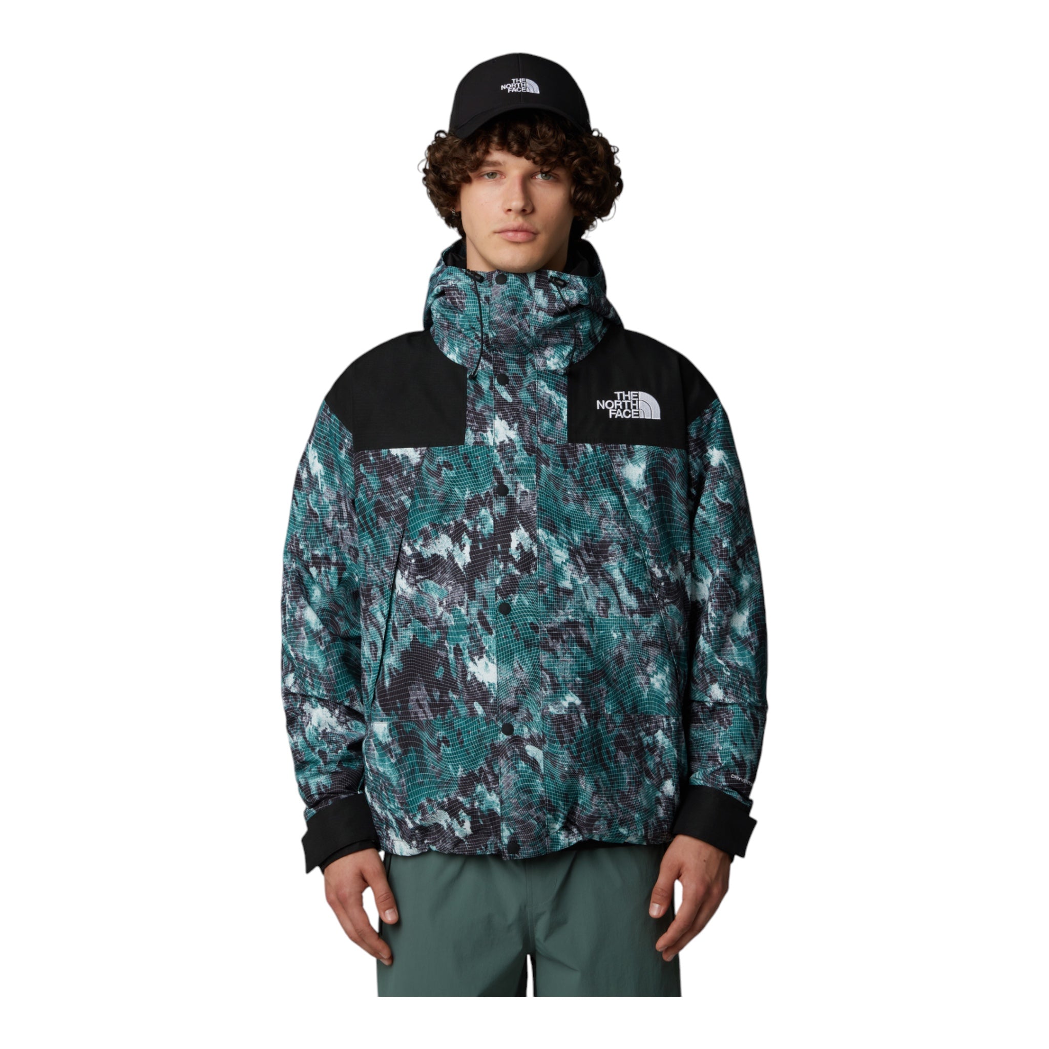 Giubbotto Leggero Dryvent Mono Mountain Jacket Deep Nori NF0A88XF87A The North Face