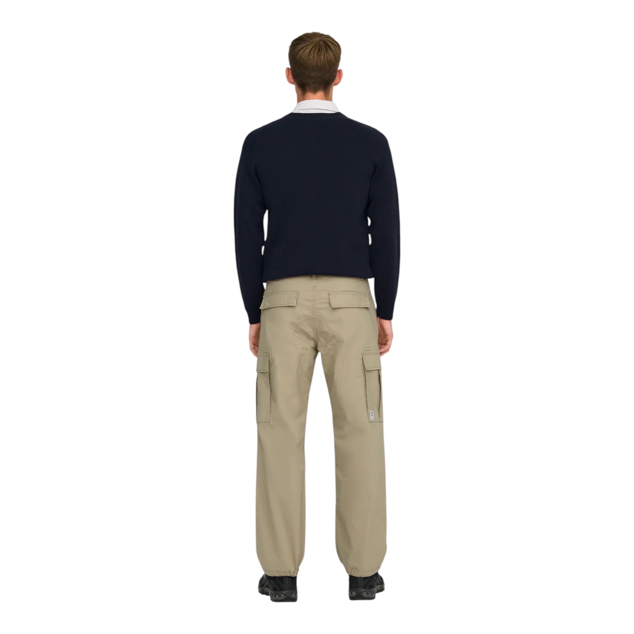 Pantalone Cargo Onsray Ribstop Chinchilla 22028640 Only & Sons