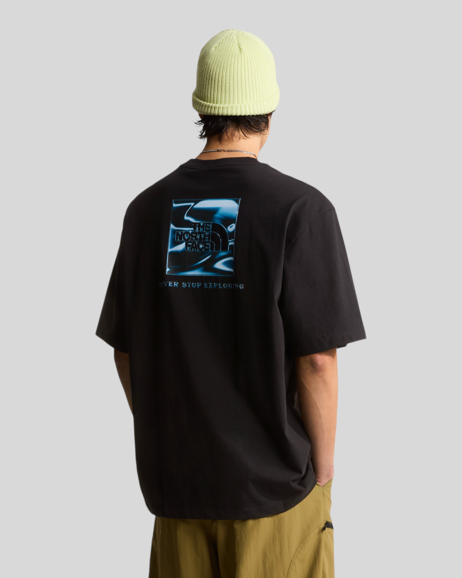 T-Shirt M Liquid Box NSE Oversize Tee Nera NF0A8G9WJK3 The North Face