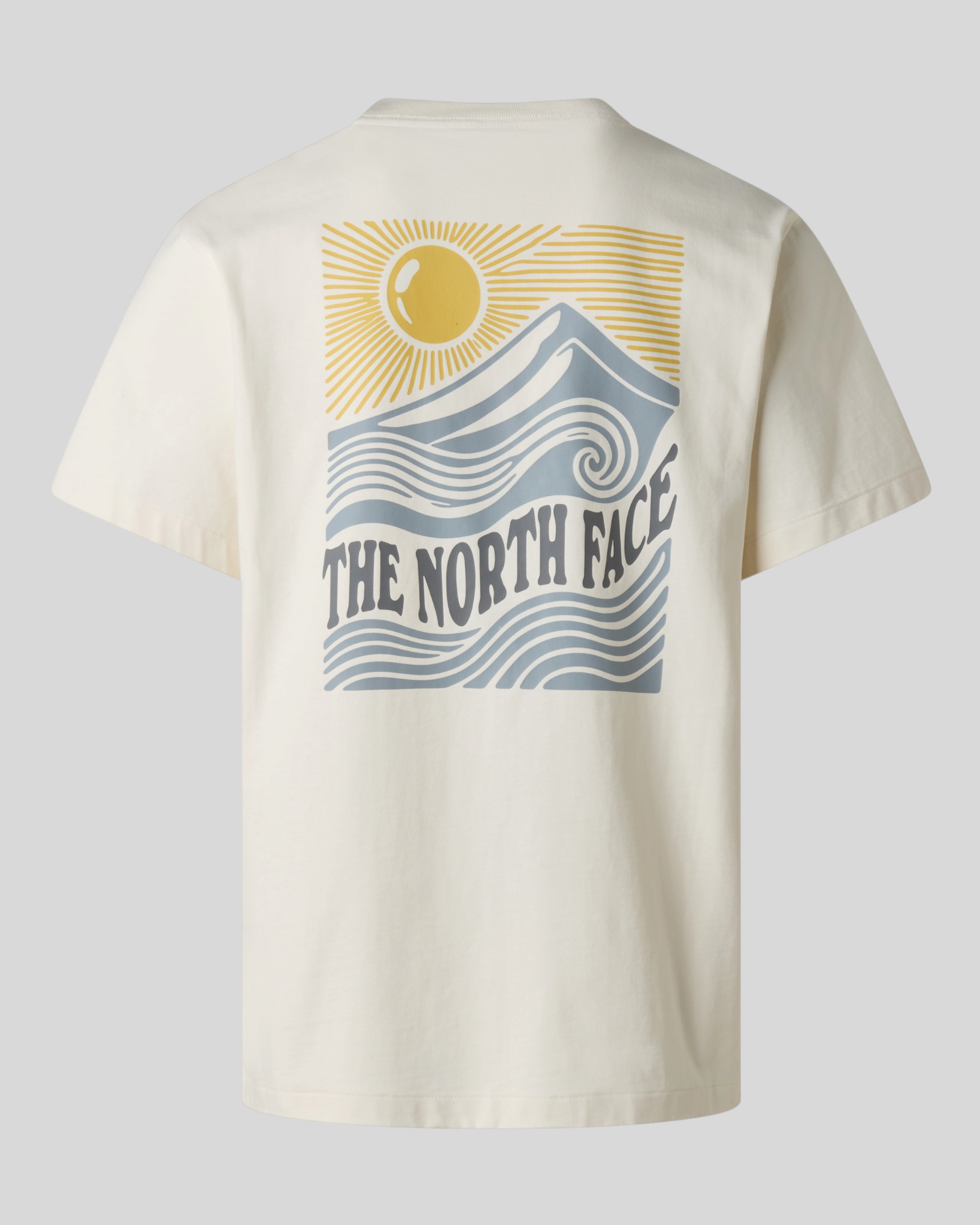 T-Shirt Mountain Escape Relaxed Graphic Tee White Dune NF0A8GB1QLI The North Face
