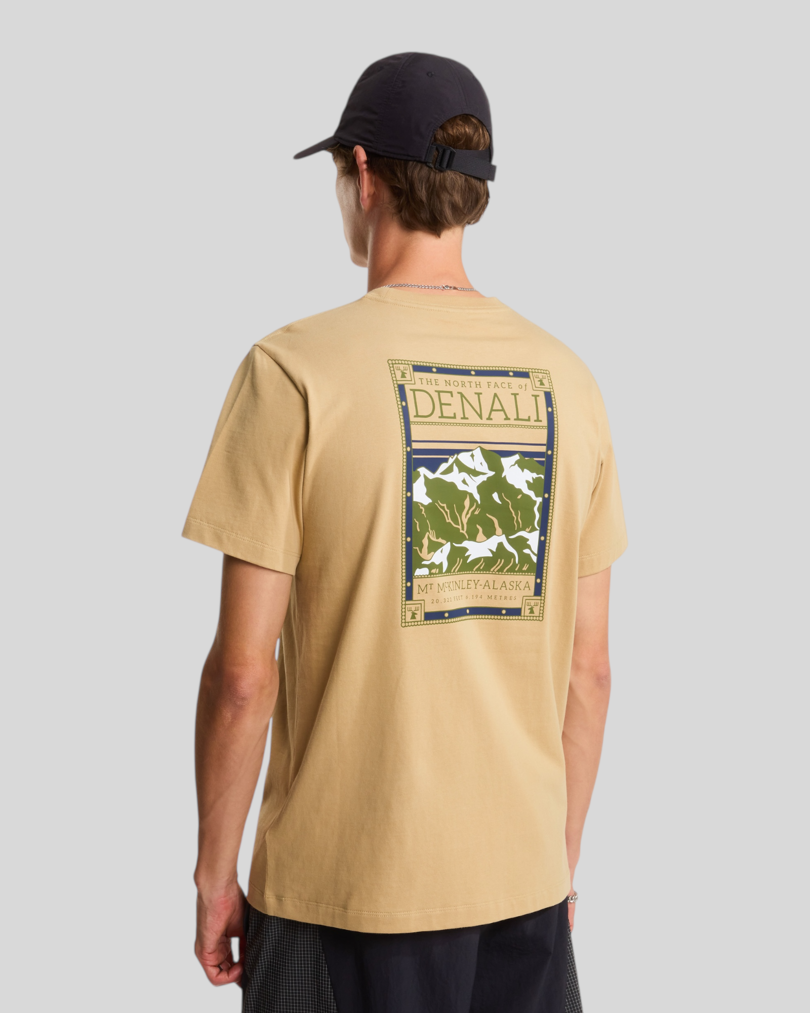 T-Shirt M North Faces Regular Tee Khaki Stone NF0A8GUWLK5 The North Face