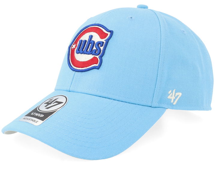 Cappello 47 Brand Chicago Cubs MVP Columbia Blue B-MVP05WBV-CO-COLUMBIA