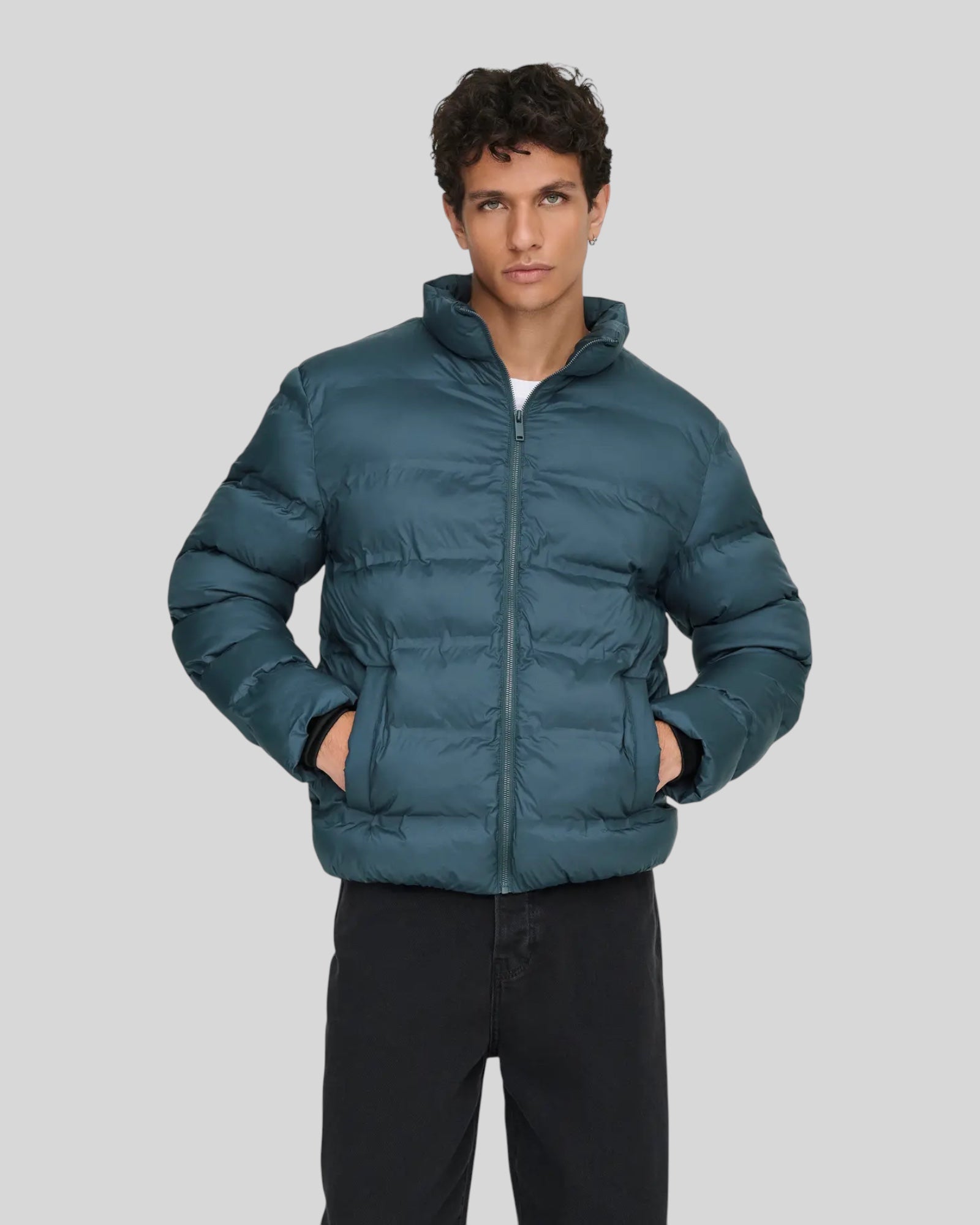 Giubbotto Onsunion Puffer Seamless Jacket Dark Slate 22034834 Only & Sons