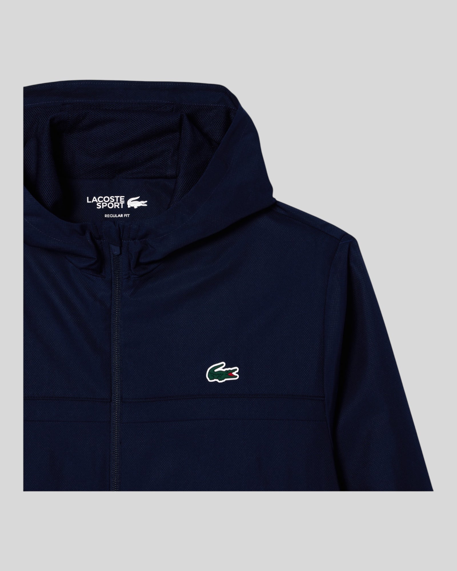 Tuta Completa Monocolore In Taffetà Blu Relaxed Fit Lacoste
