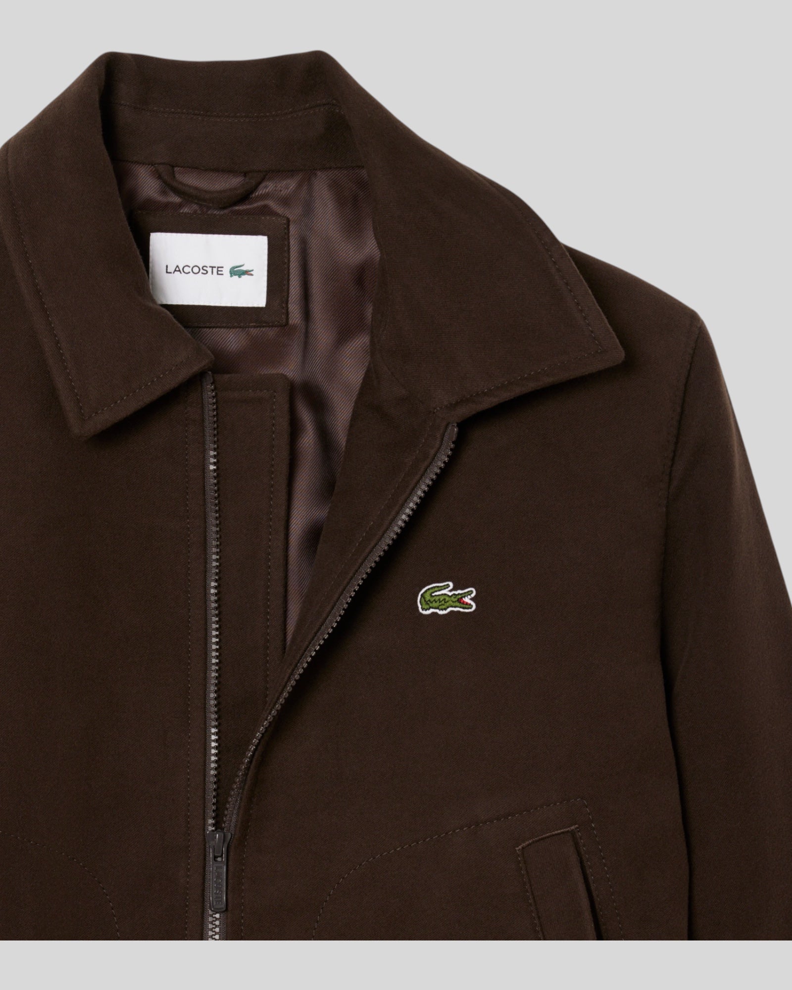 Giacca In Fustagno Imbottita Marrone BH5147-00-SKB Lacoste