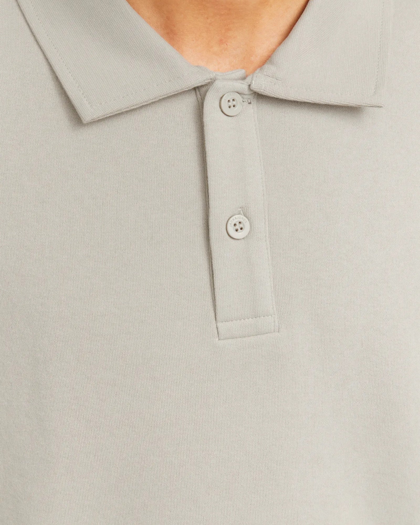 Felpa Con Colletto Jjebradley Sweat Polo Moonbeam 12278586 Jack & Jones