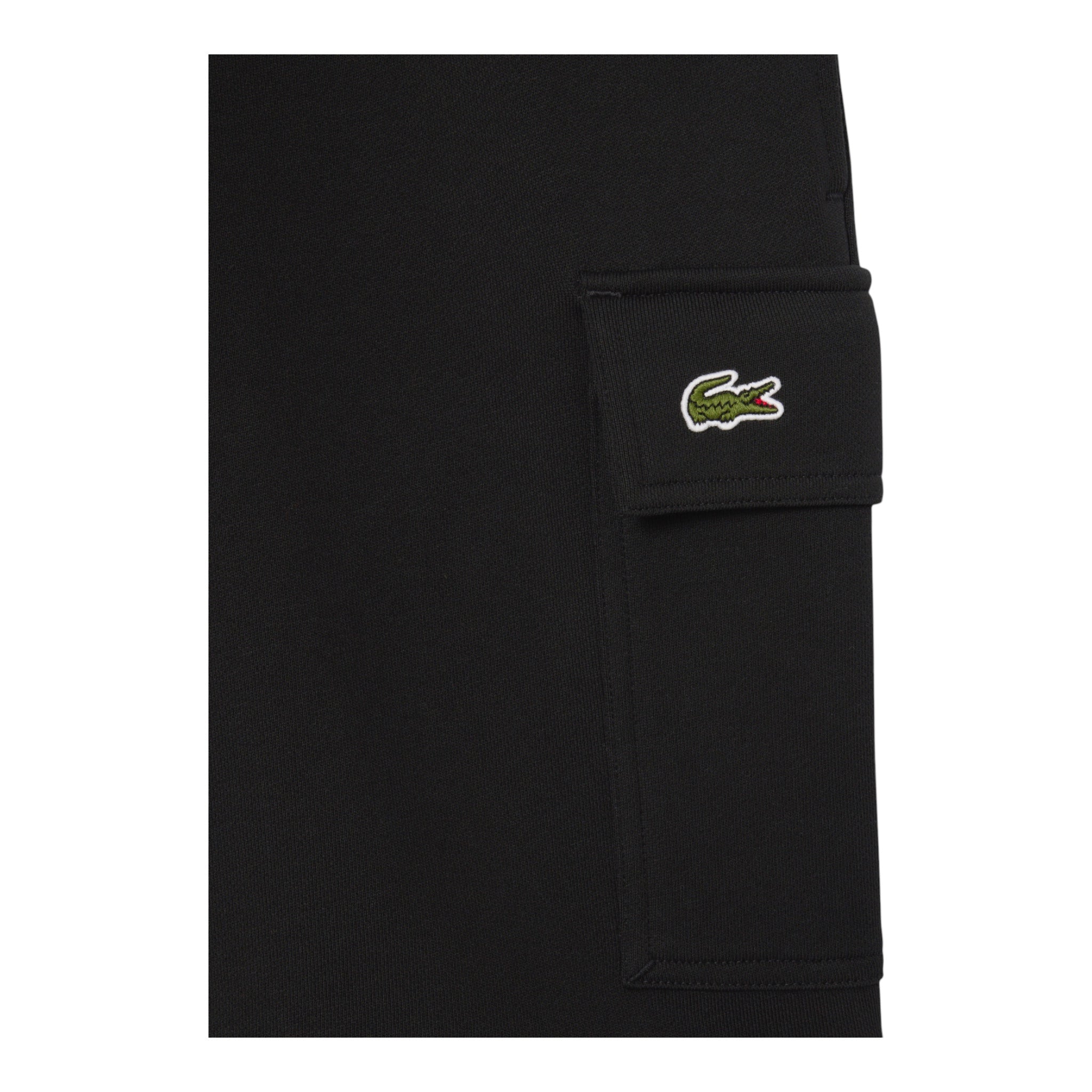 Shorts Cargo In Cotone Nero GH974300031 Lacoste