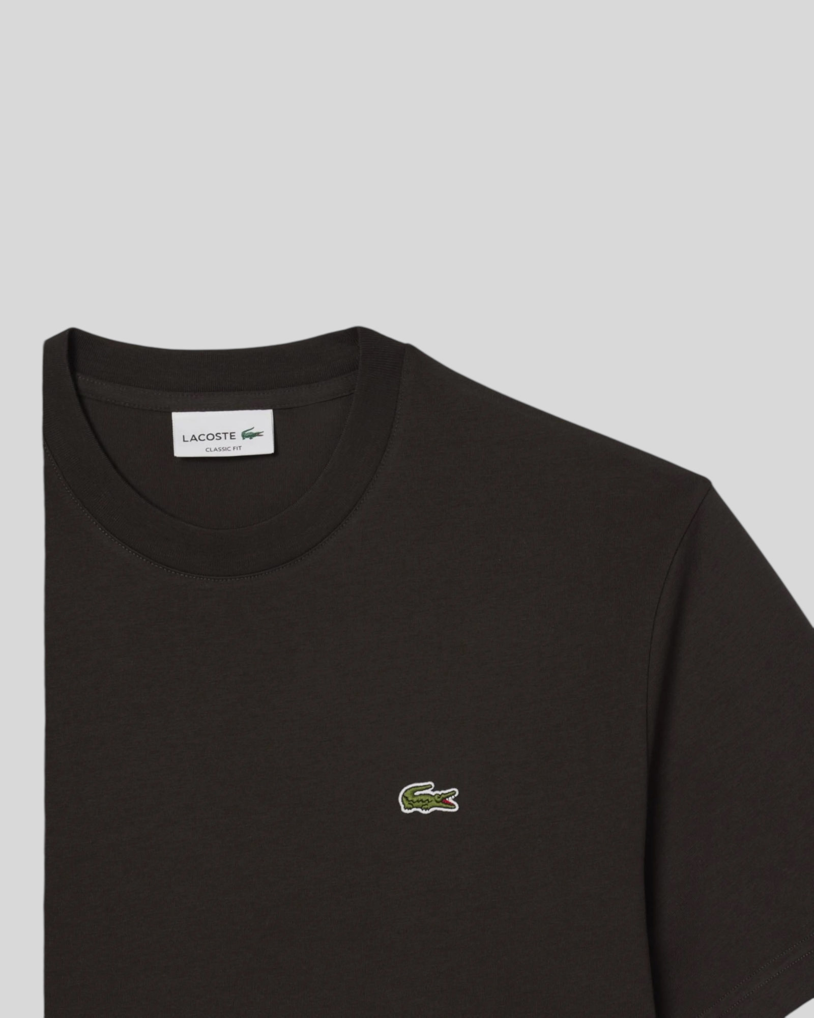 T-Shirt Classic Fit Marrone TH7318-00-3LA Lacoste