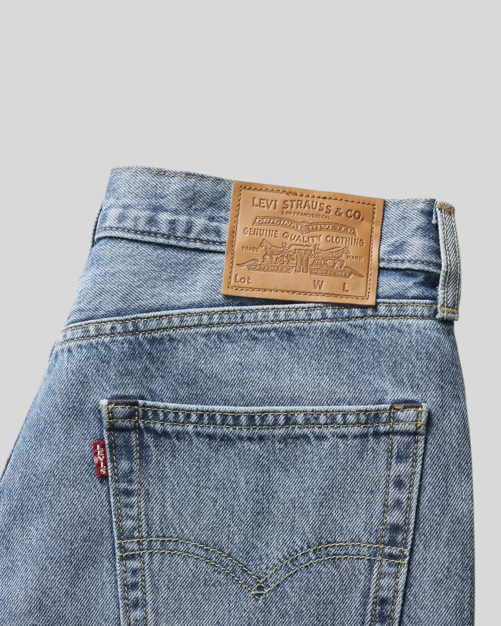 Short 478 Baggy Light Blue Denim 001JM0005 Levi’s