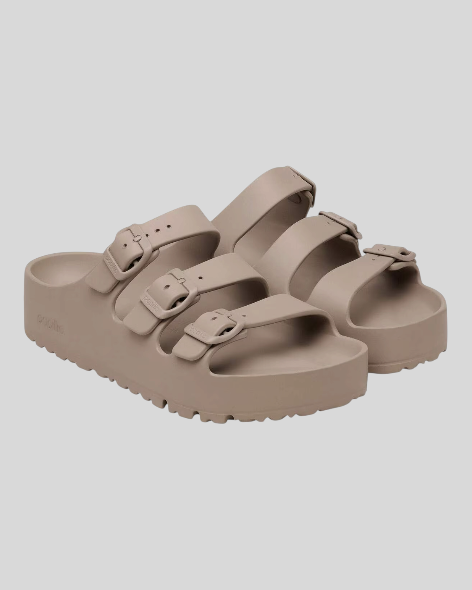 Sandali Donna Florida III EVA Pap Flex Platform Grey Taupe 1031433 Papillio by Birkenstock