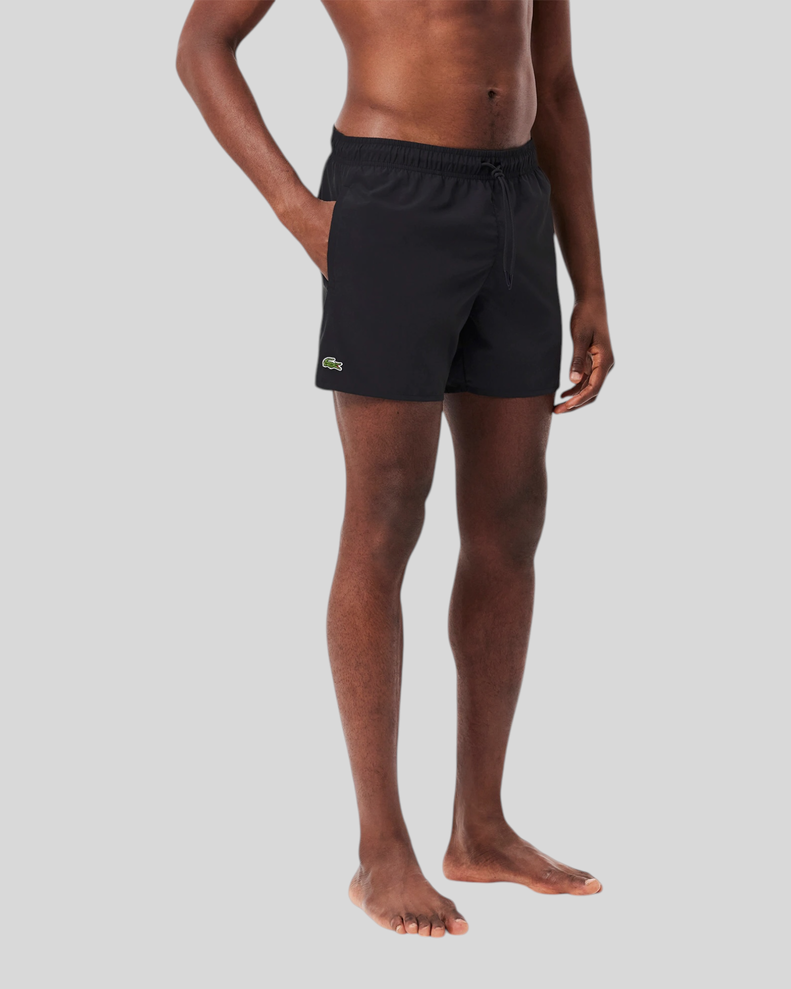 Costume Da Bagno Monocromatico Nero MH6270-00-964 Lacoste