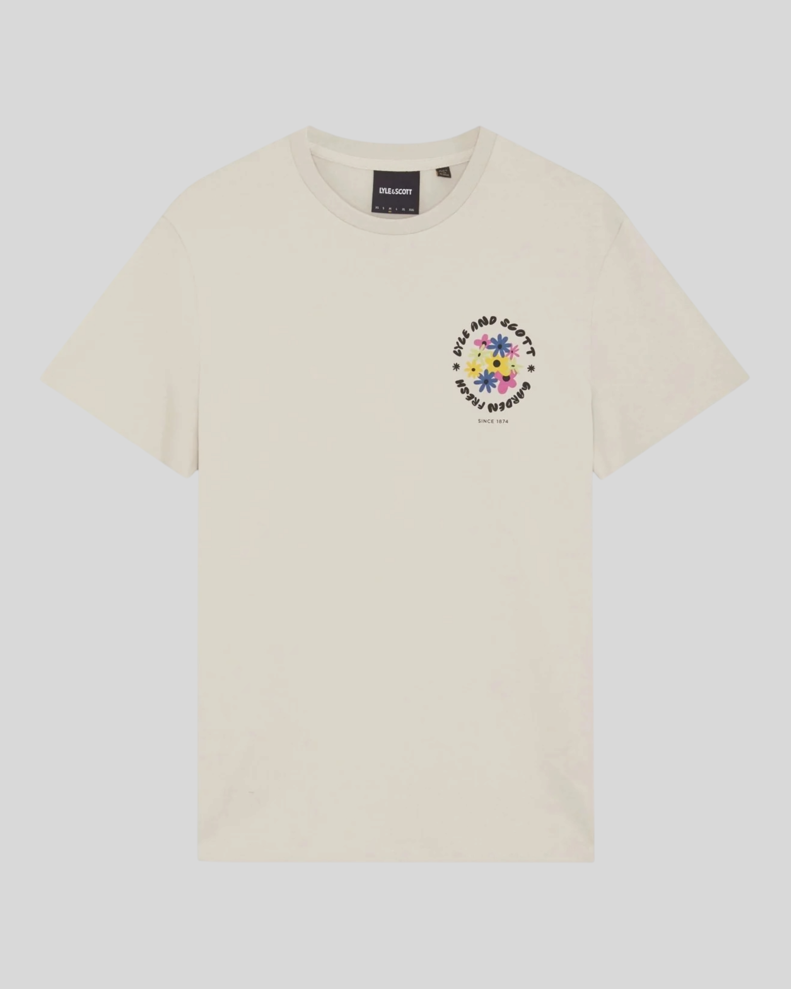 T-Shirt Nature Graphic Putty TS2428V W503 Lyle & Scott