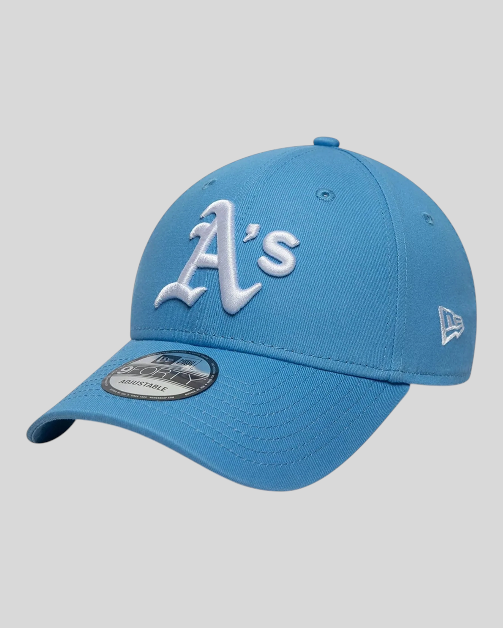 Cappello Con Visiera 9Forty Athletics MLB League Essentials Celeste Pastello 60856286 New Era